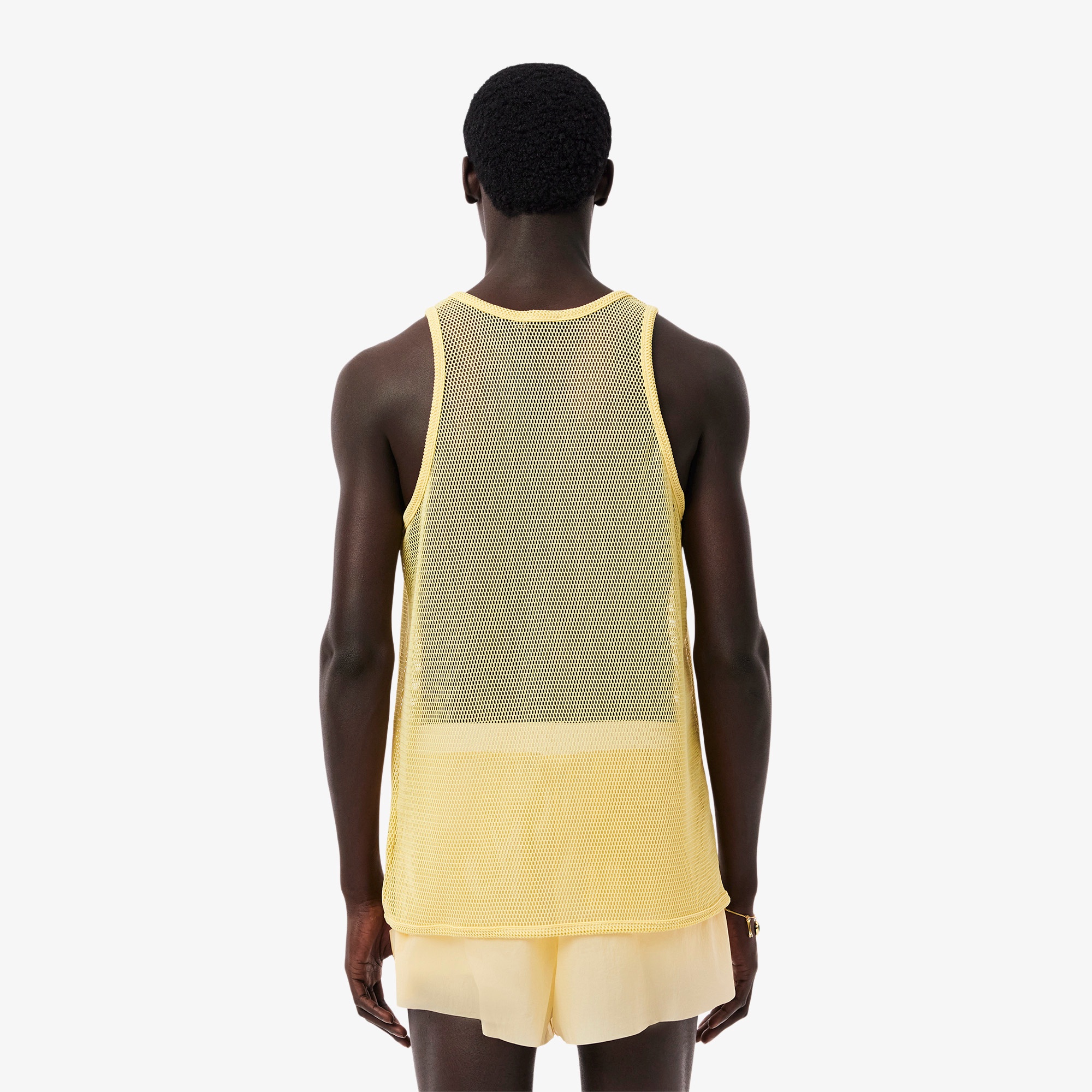 『25SS Fashion Show』 シースルーメッシュニットタンクトップ