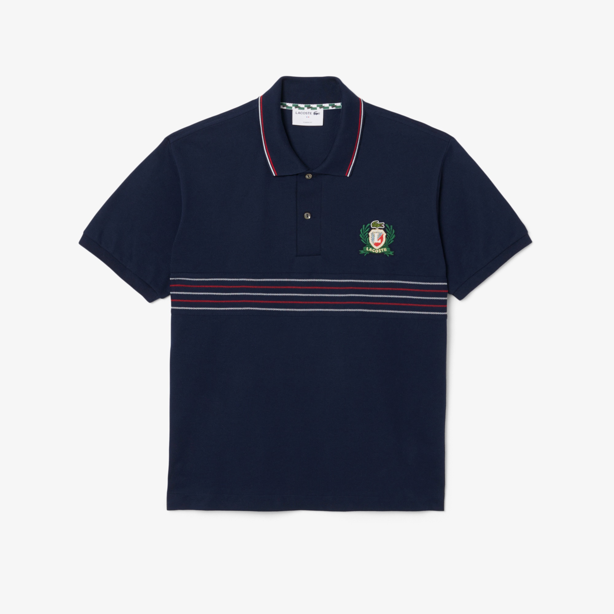 フロントボーダーパネルポロシャツ