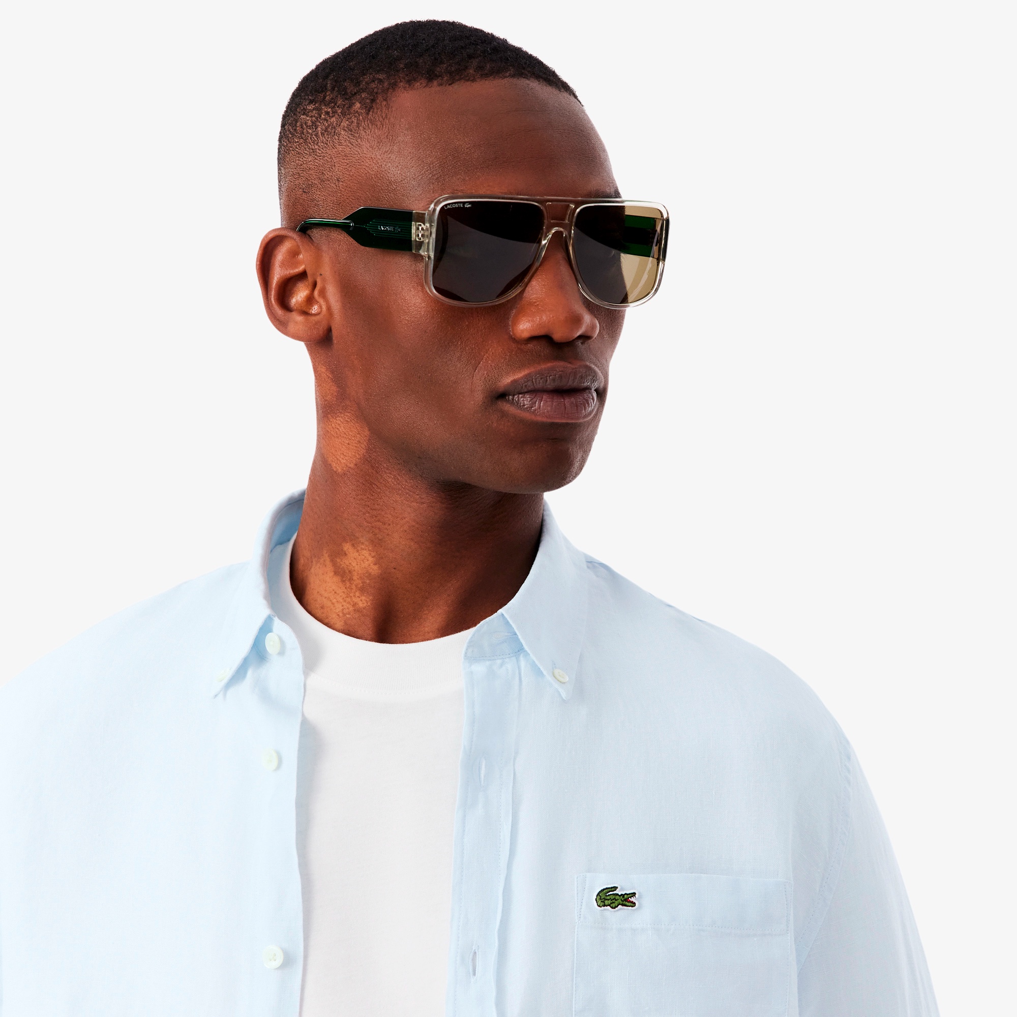 リネンボタンダウンシャツ