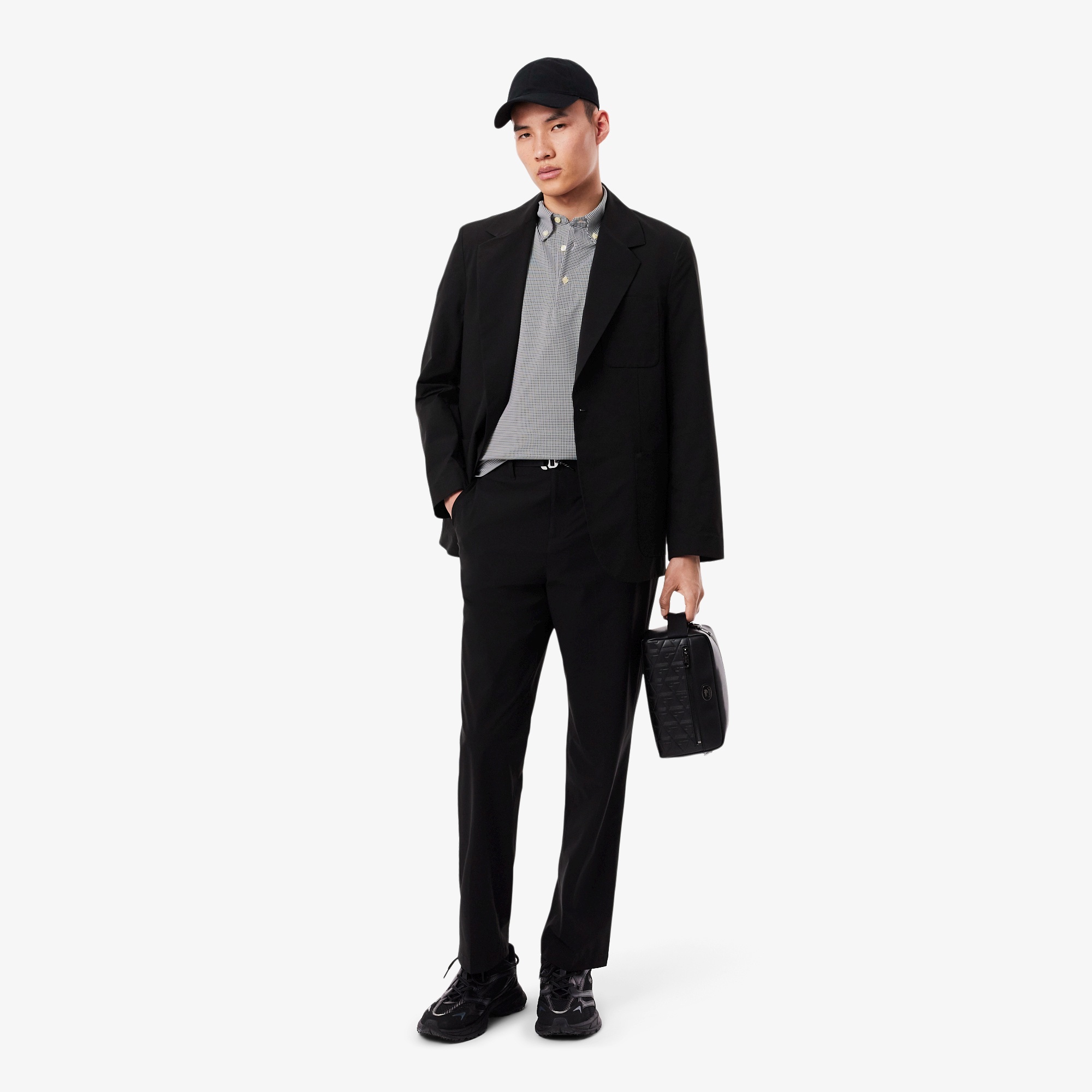 消臭・速乾・UVカットマイクロチェックポロシャツ