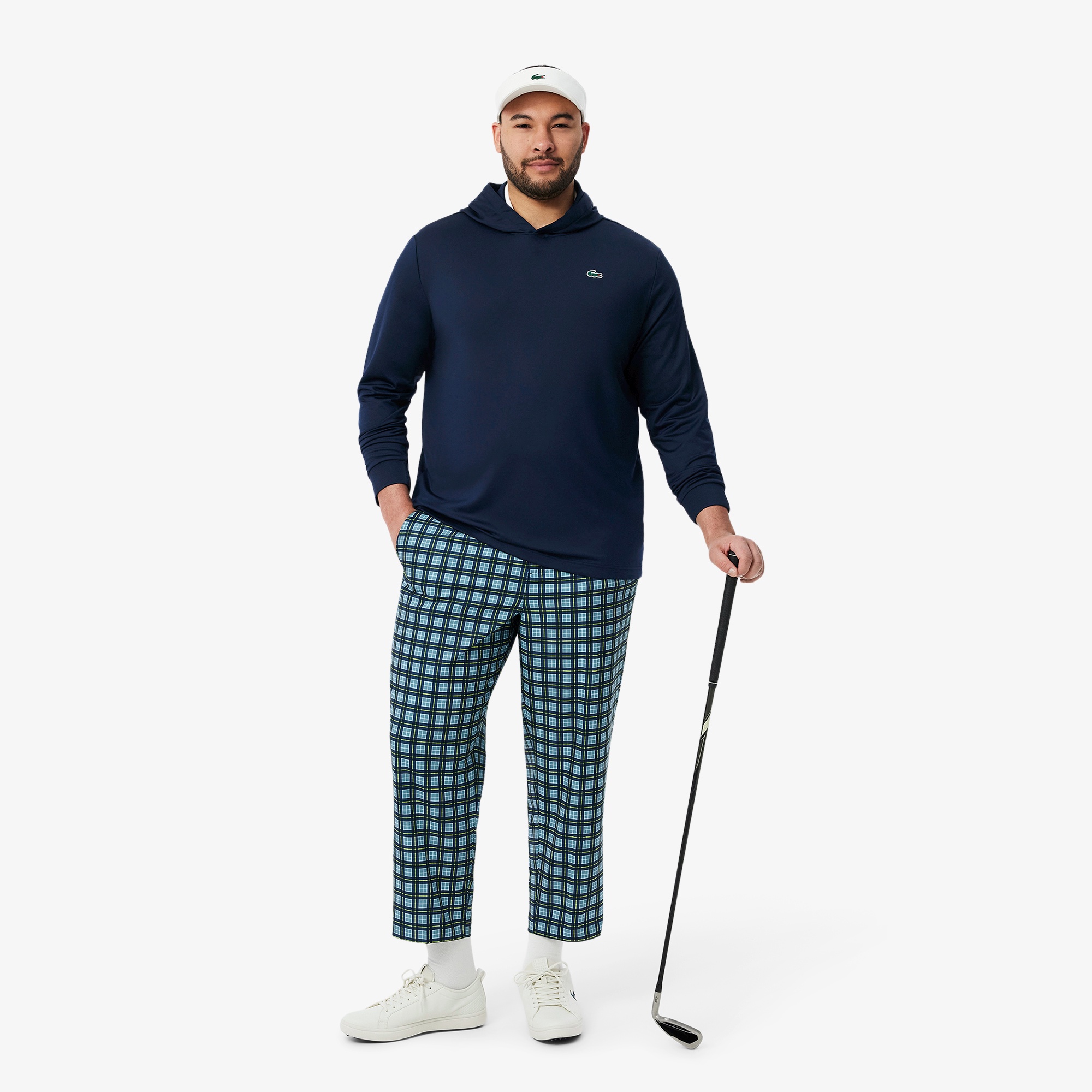 ハイストレッチプルオーバーフーディー