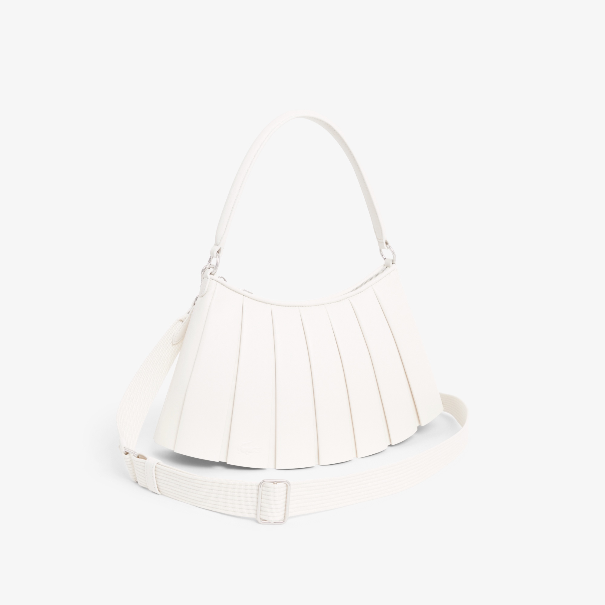 ランラン レザープリーツショルダーバッグ