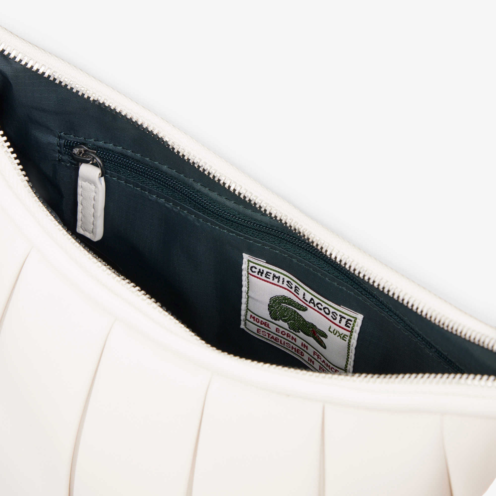 ランラン レザープリーツショルダーバッグ