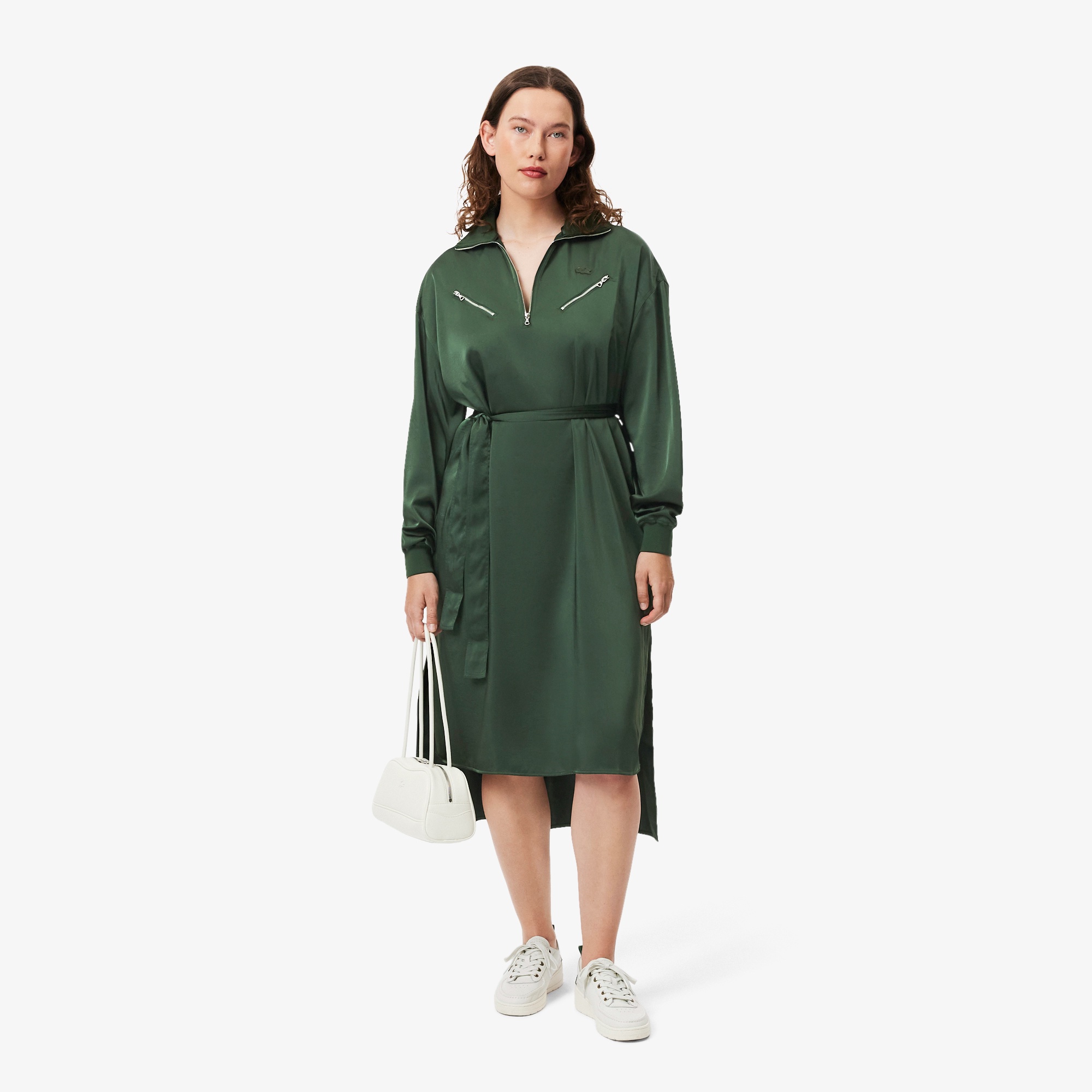 シャイニーツイルロングドレス