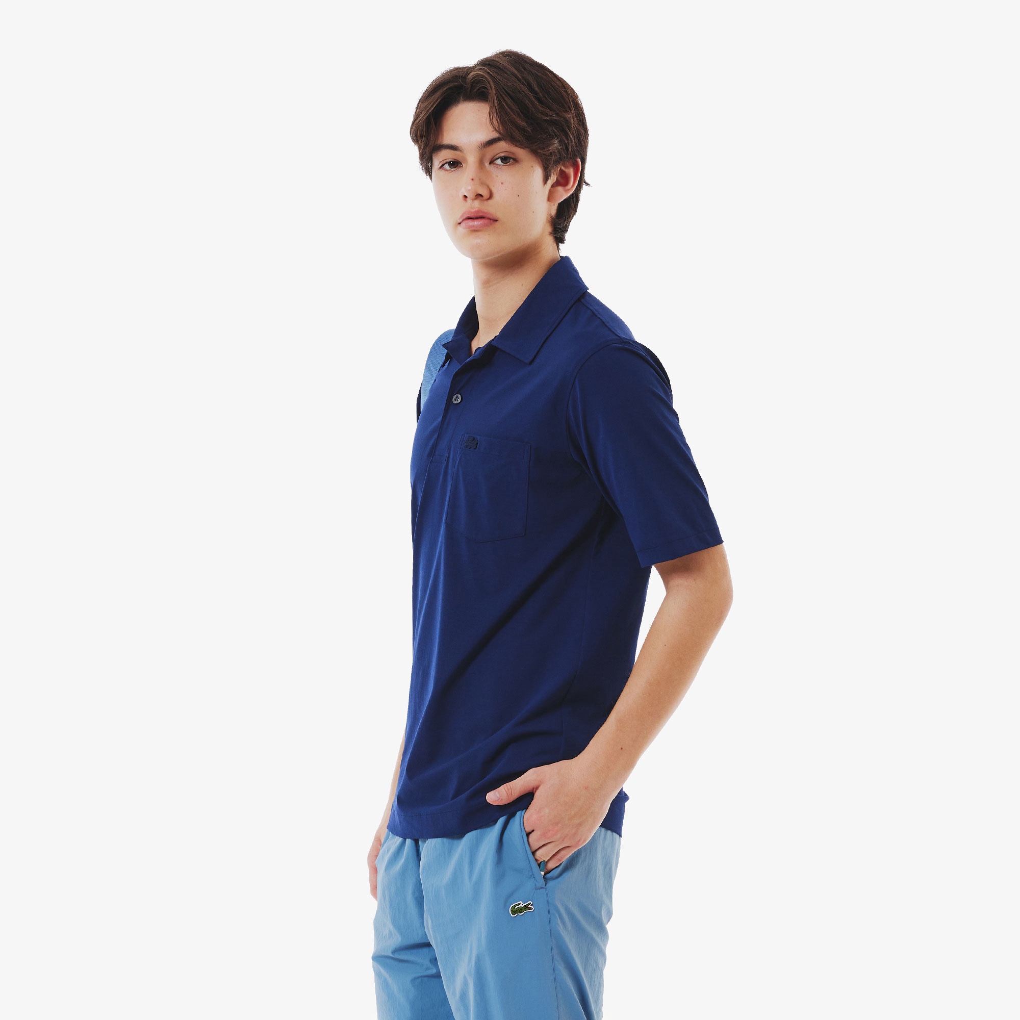 速乾ストレッチシングルジャージポロシャツ