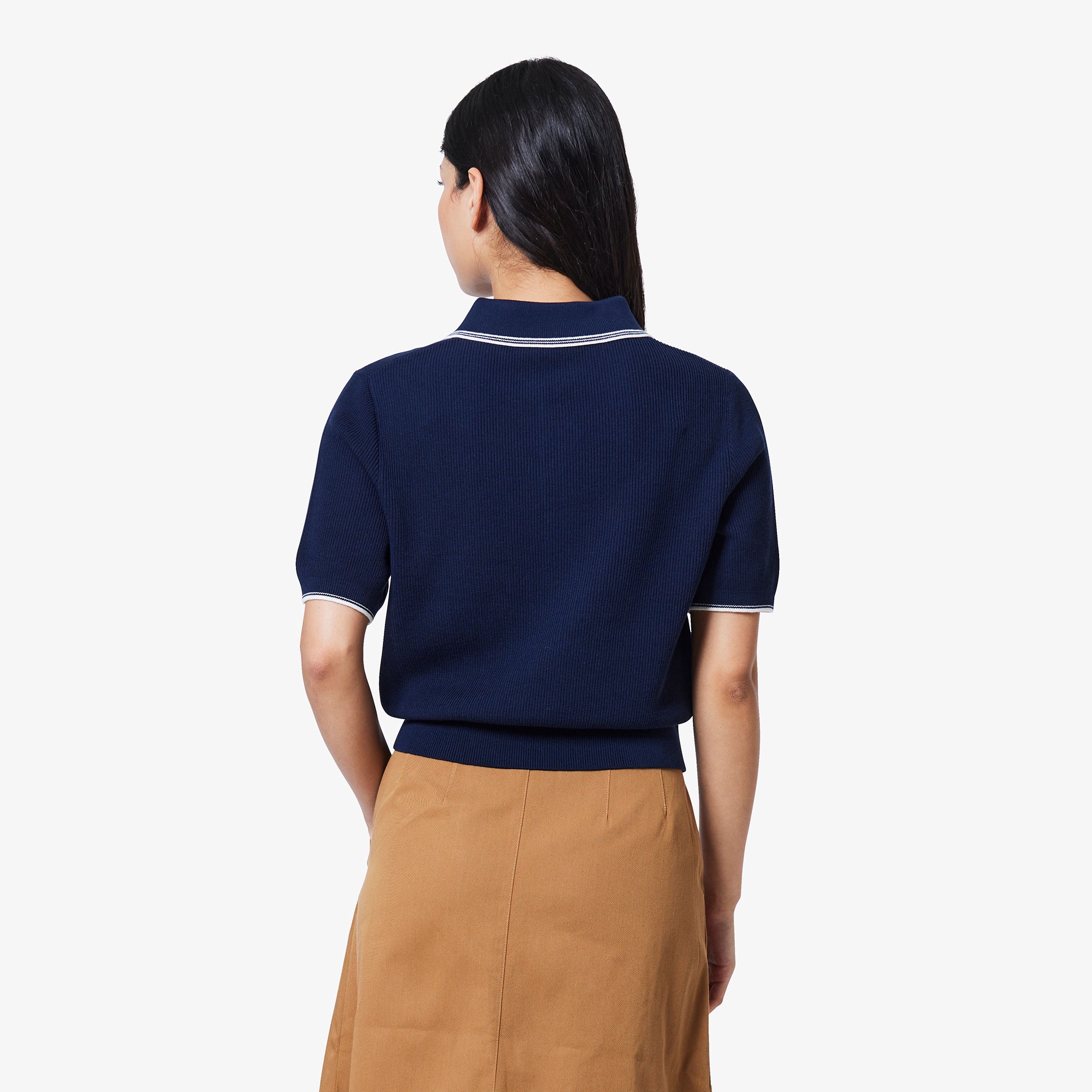 コンパクトニットポロシャツ