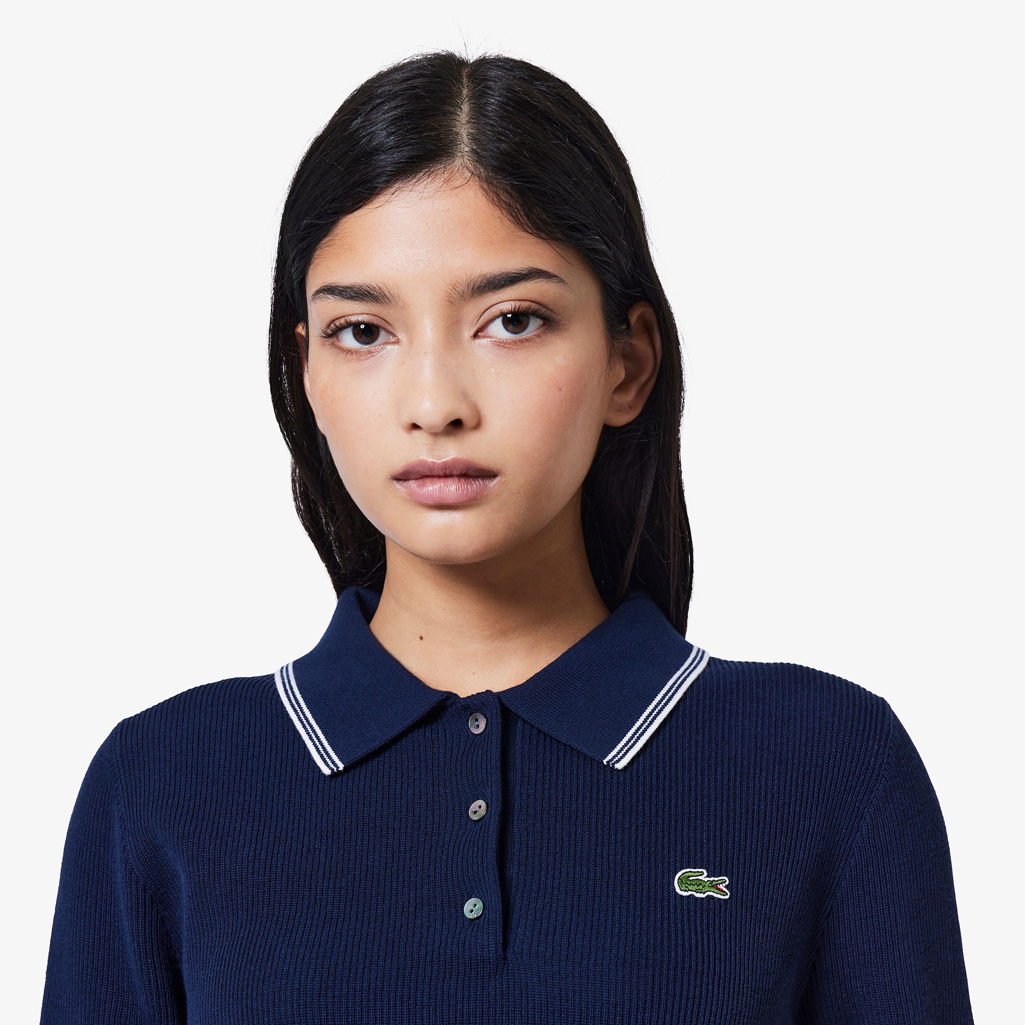 コンパクトニットポロシャツ