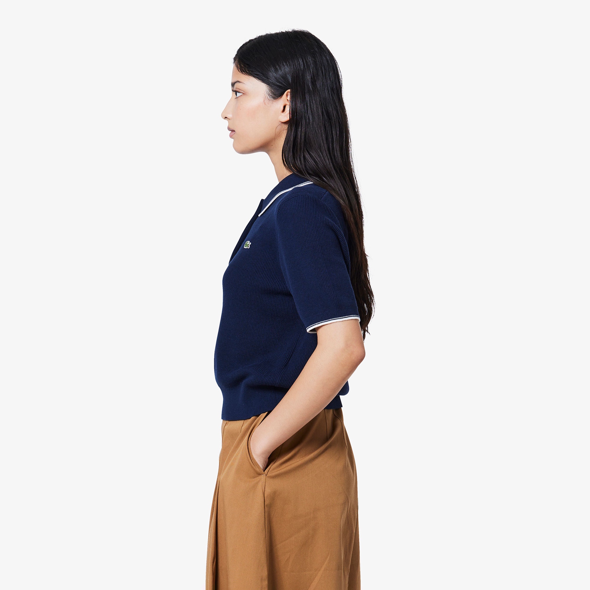 コンパクトニットポロシャツ