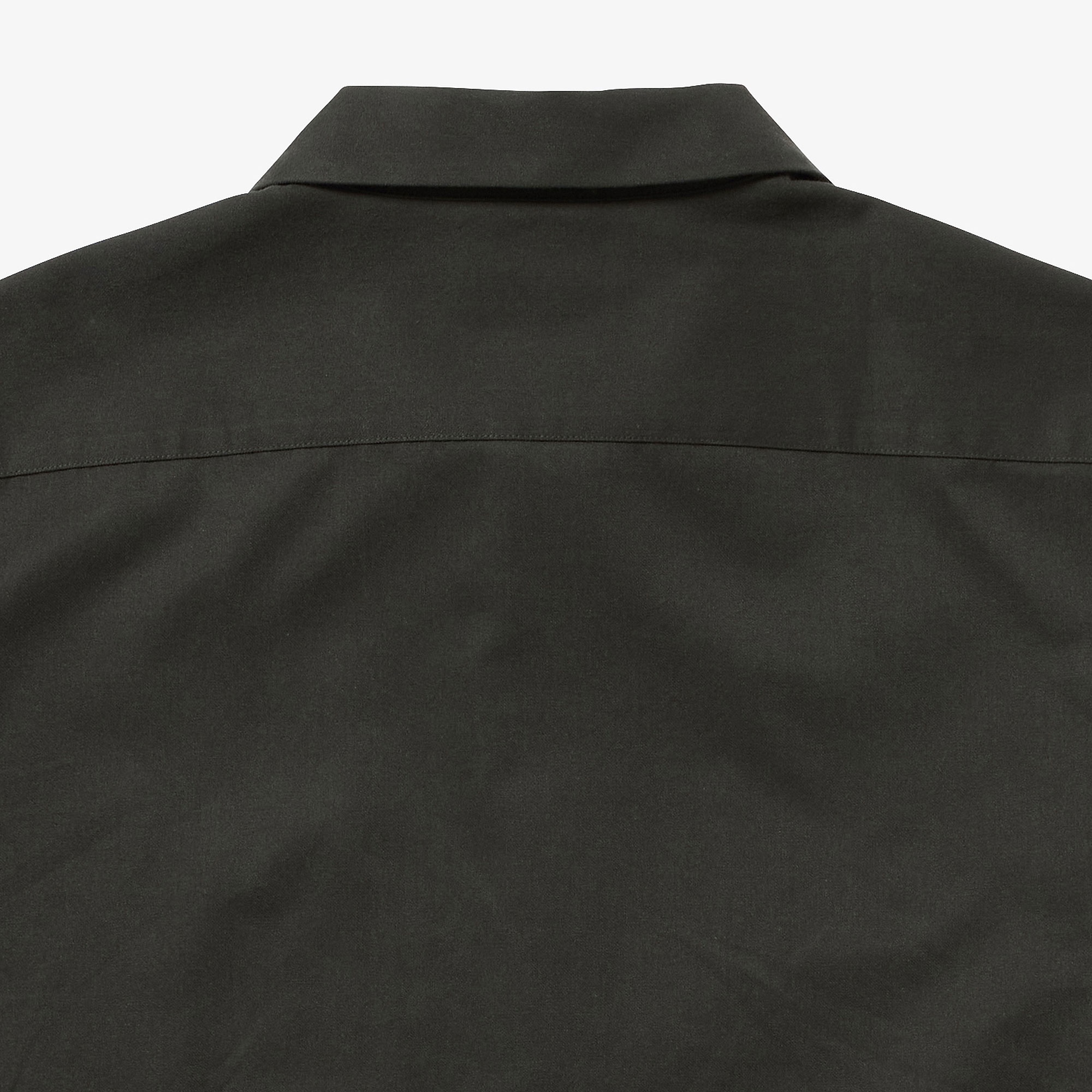 シルクブレンドオープンカラーシャツ