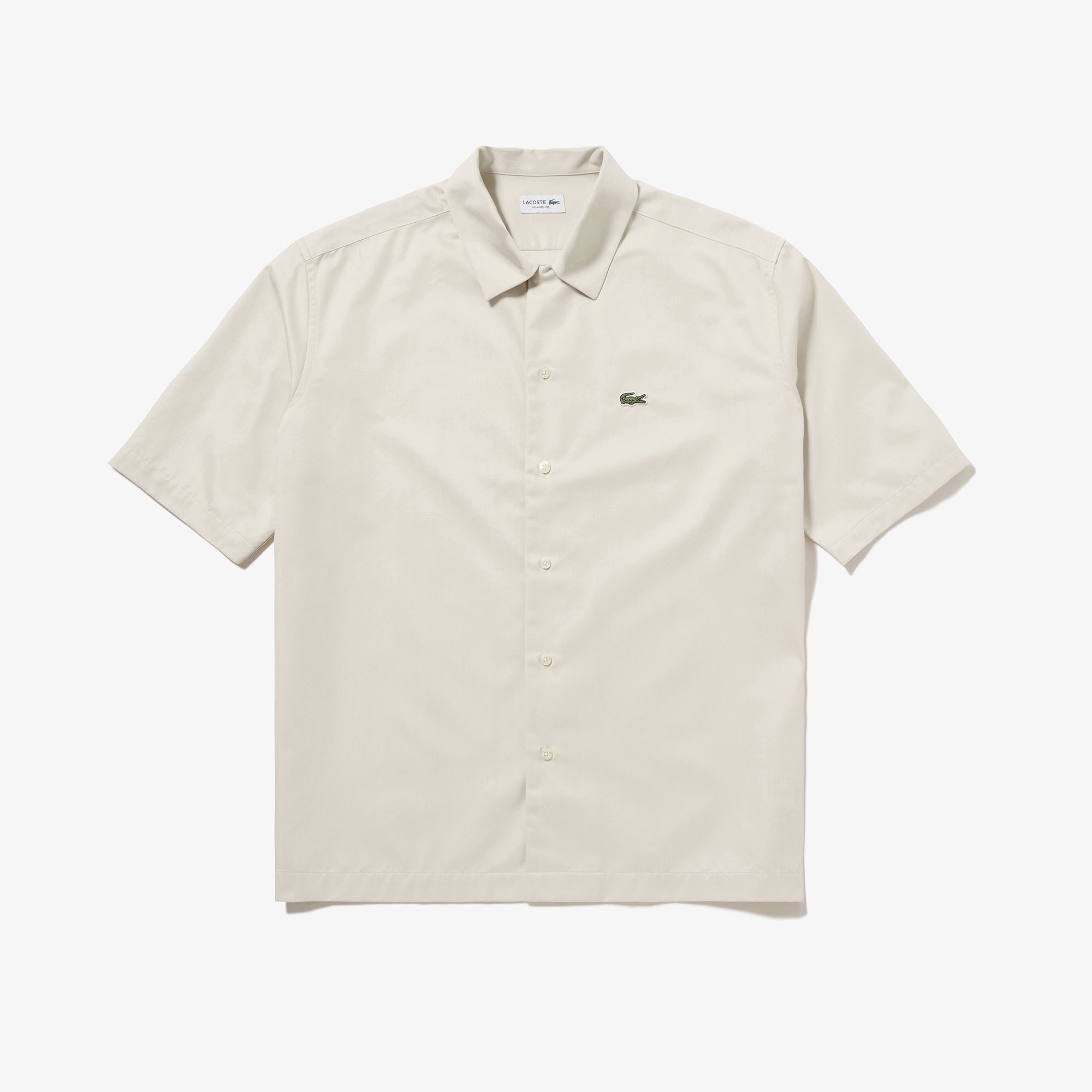 シルクブレンドオープンカラーシャツ