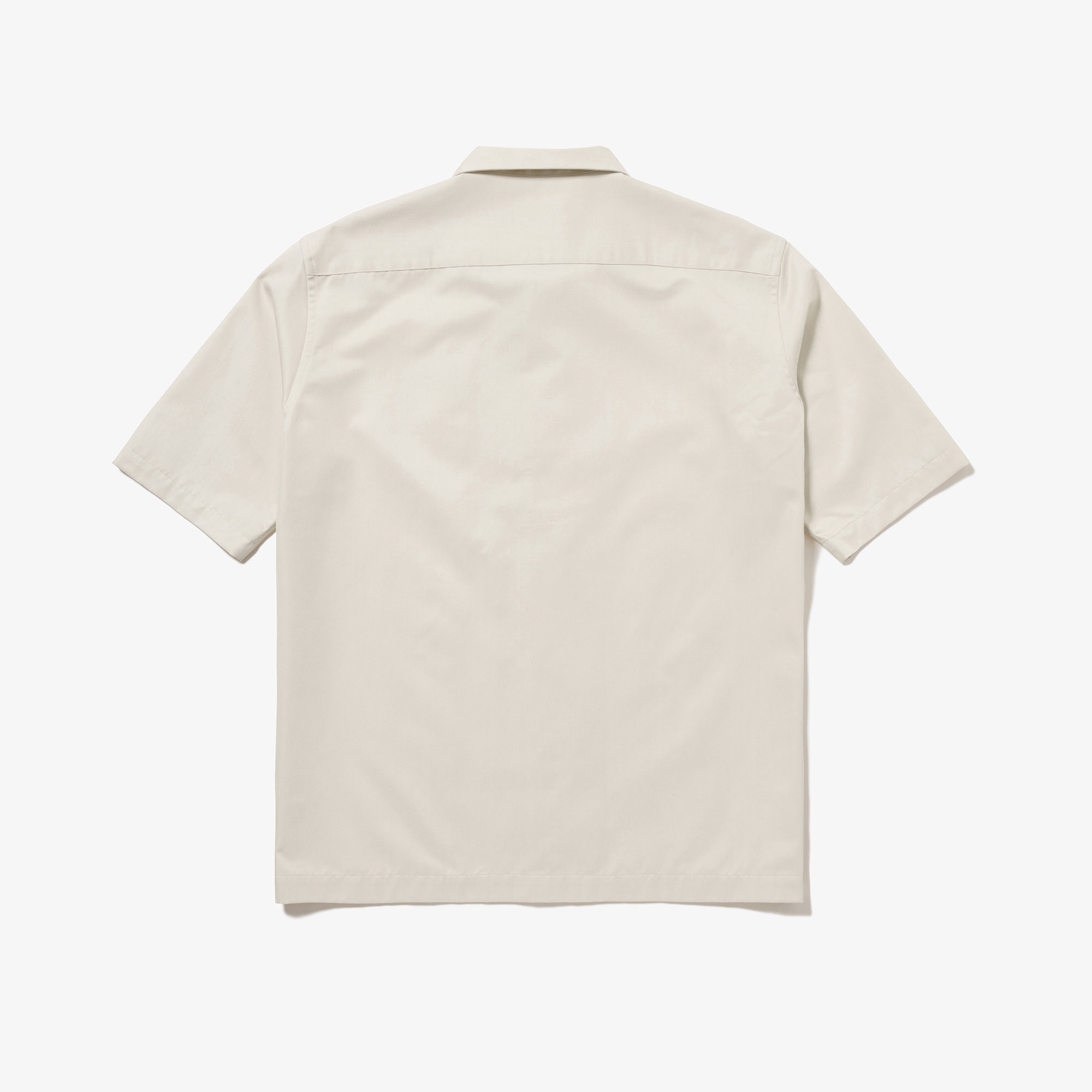 シルクブレンドオープンカラーシャツ