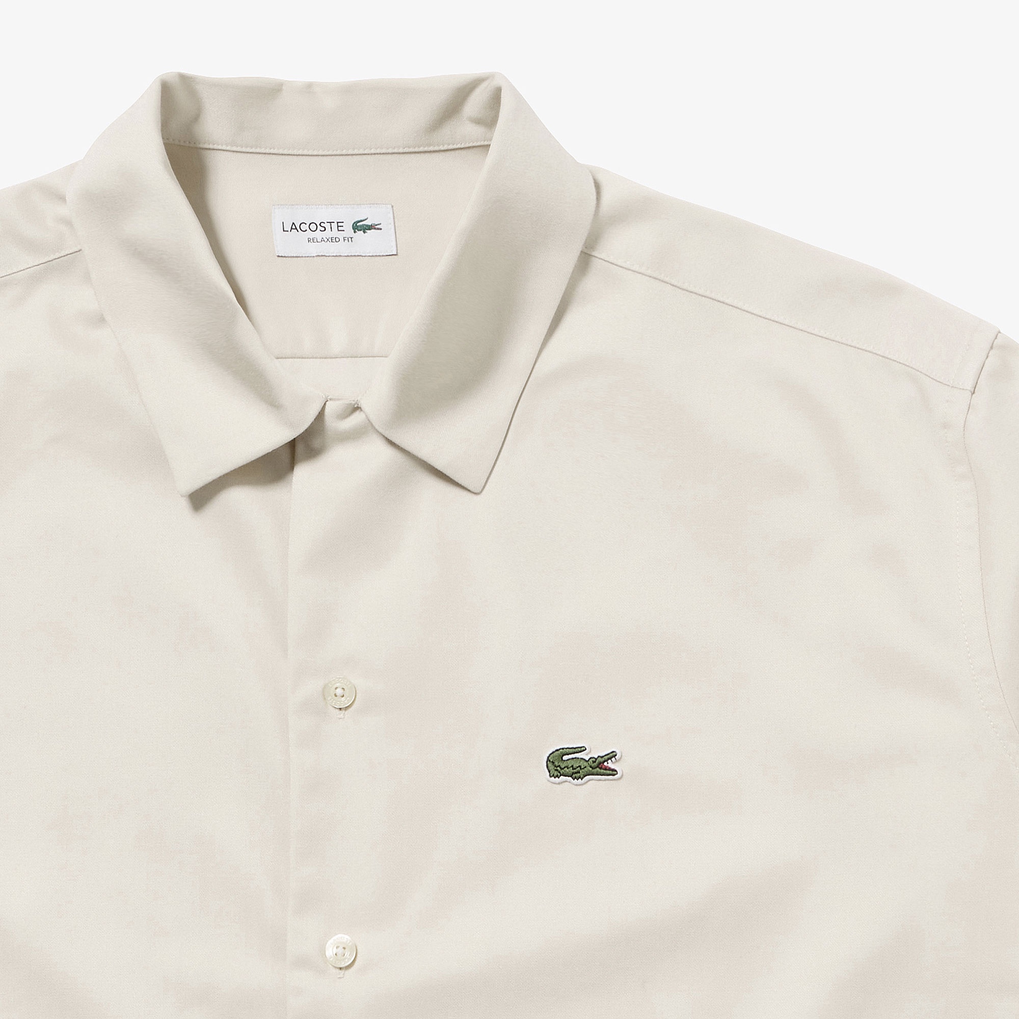 シルクブレンドオープンカラーシャツ