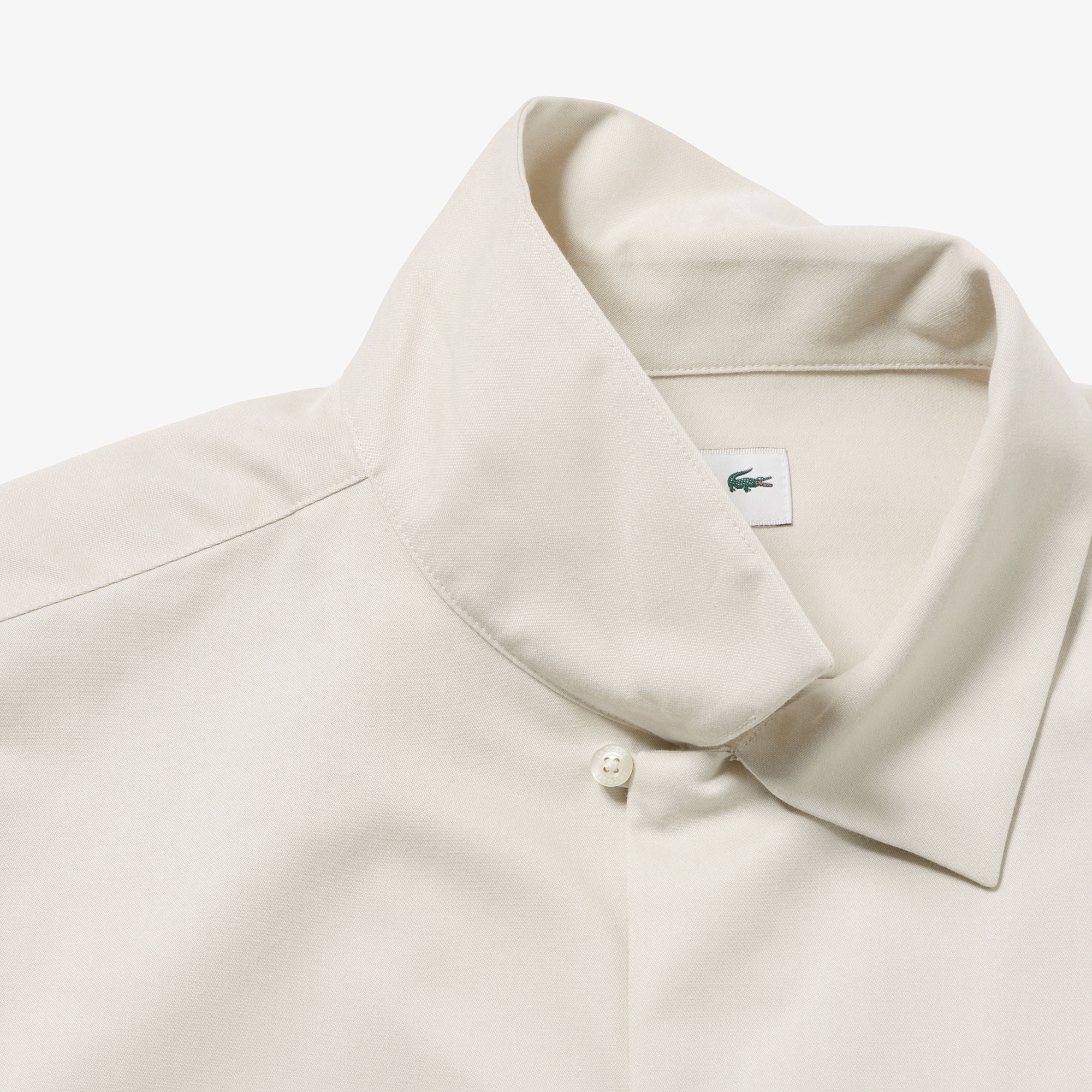 シルクブレンドオープンカラーシャツ