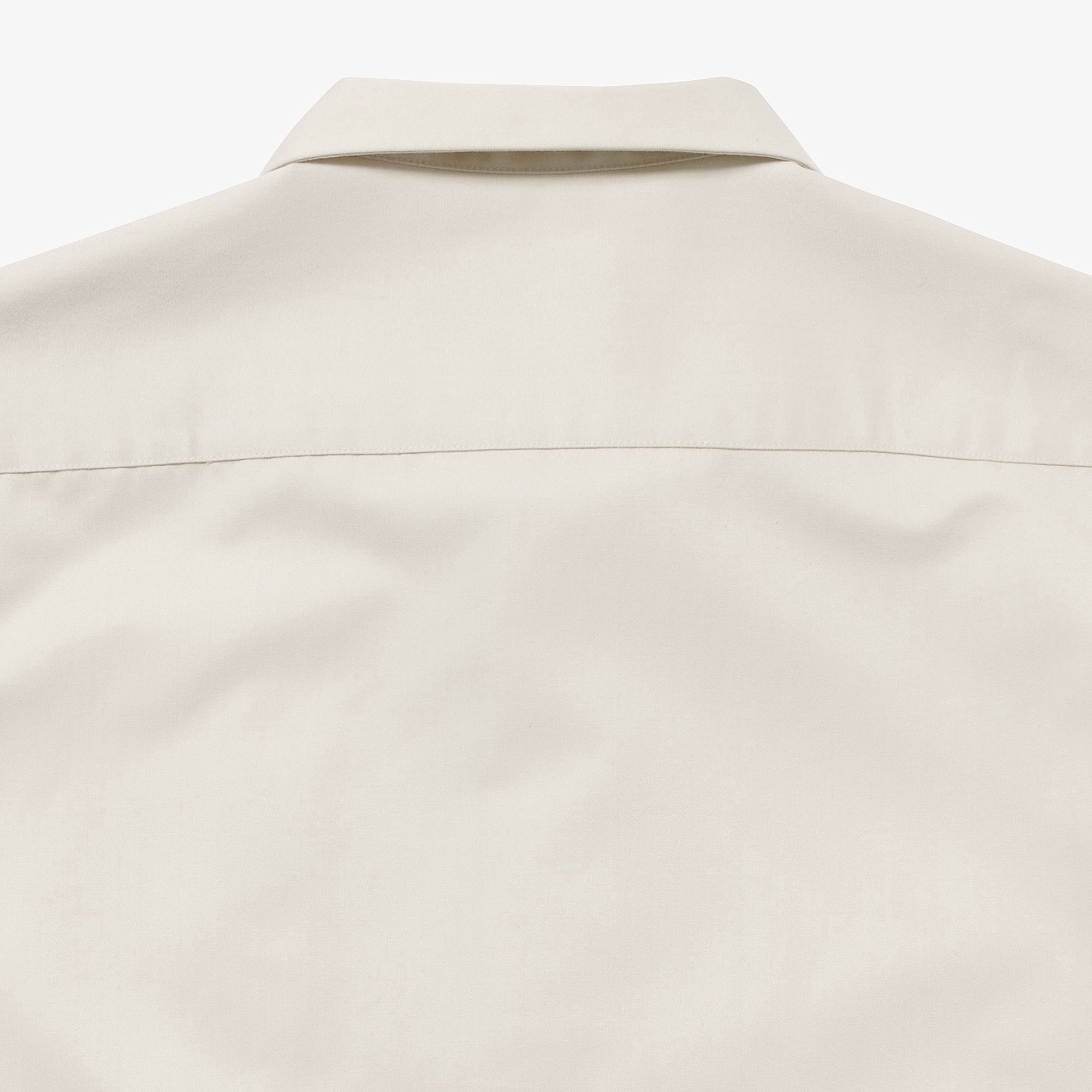 シルクブレンドオープンカラーシャツ