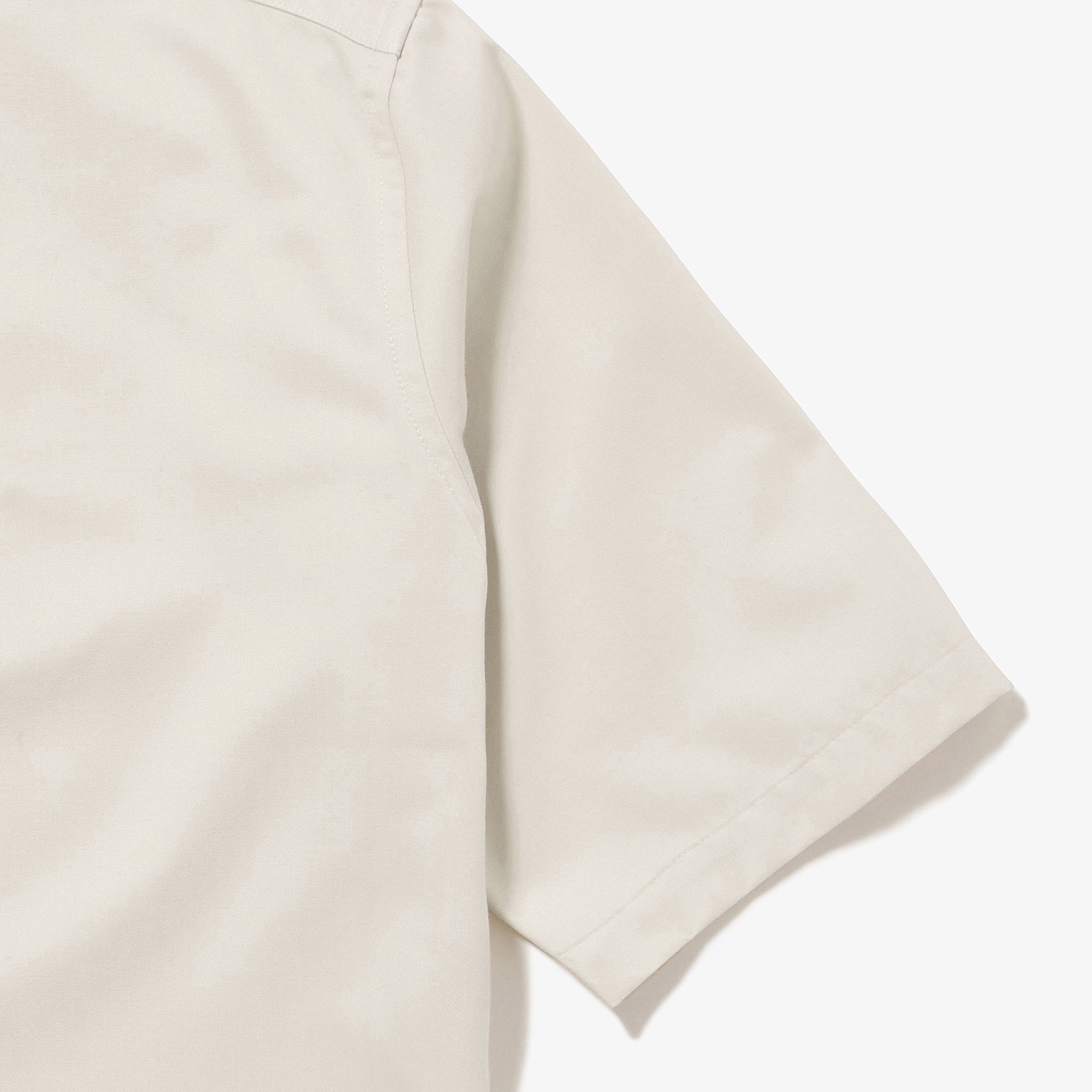 シルクブレンドオープンカラーシャツ