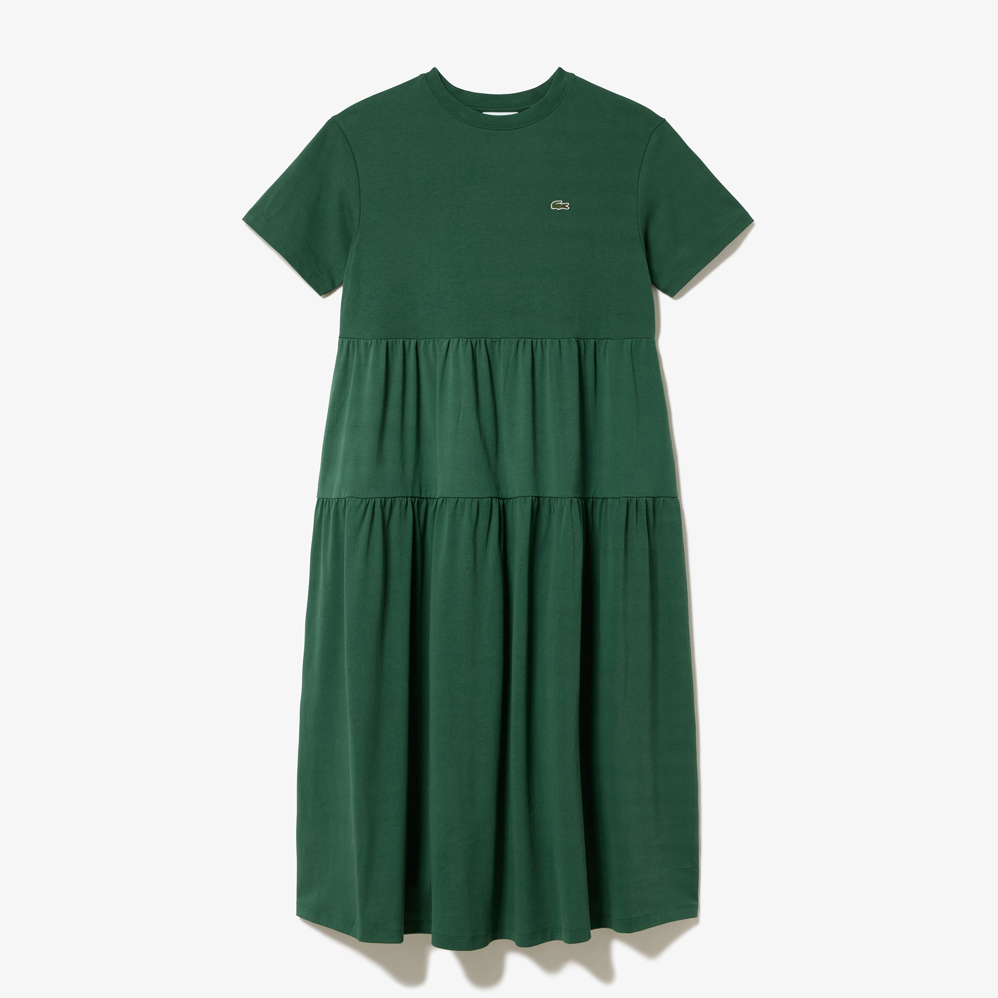 ティアードTシャツドレス