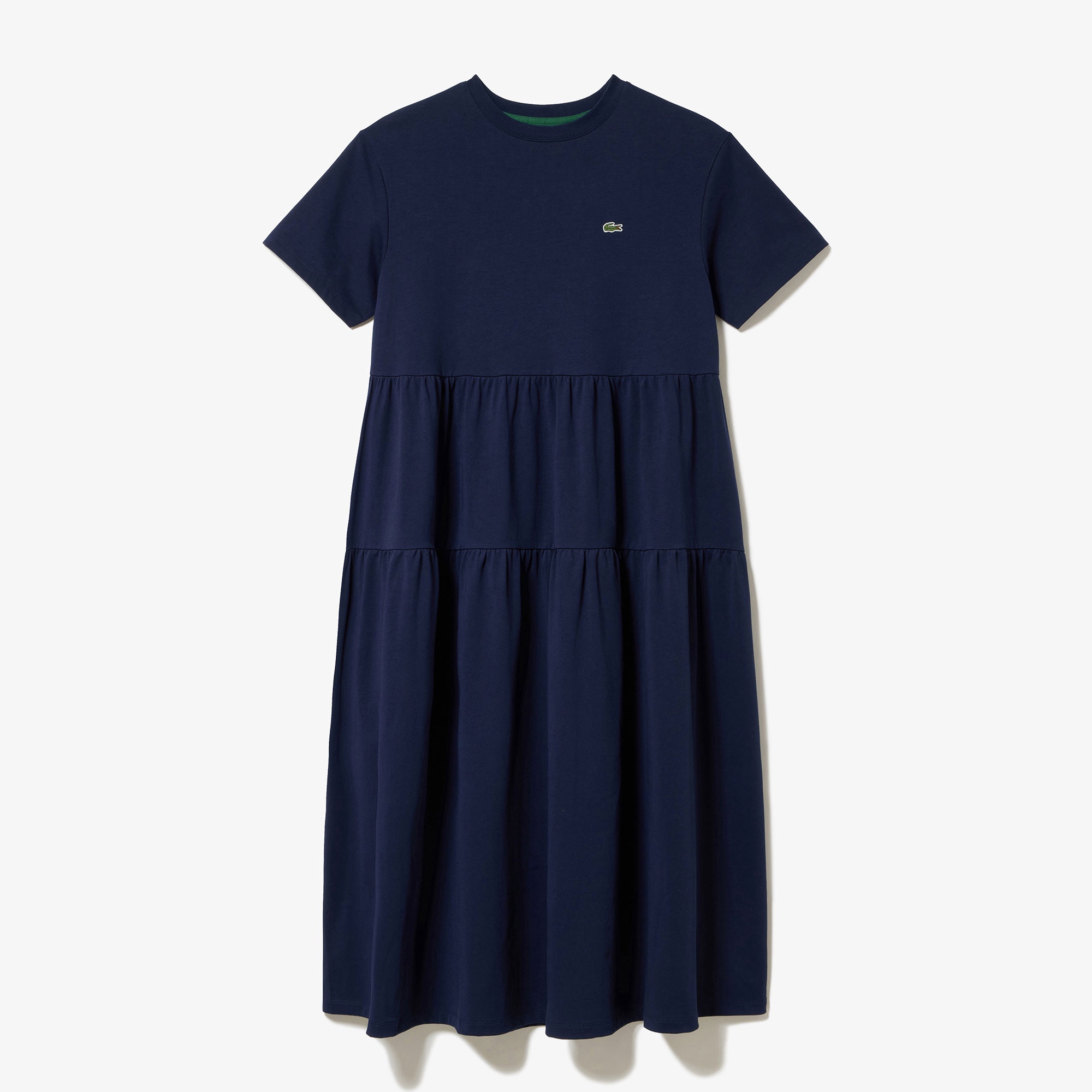 ティアードTシャツドレス