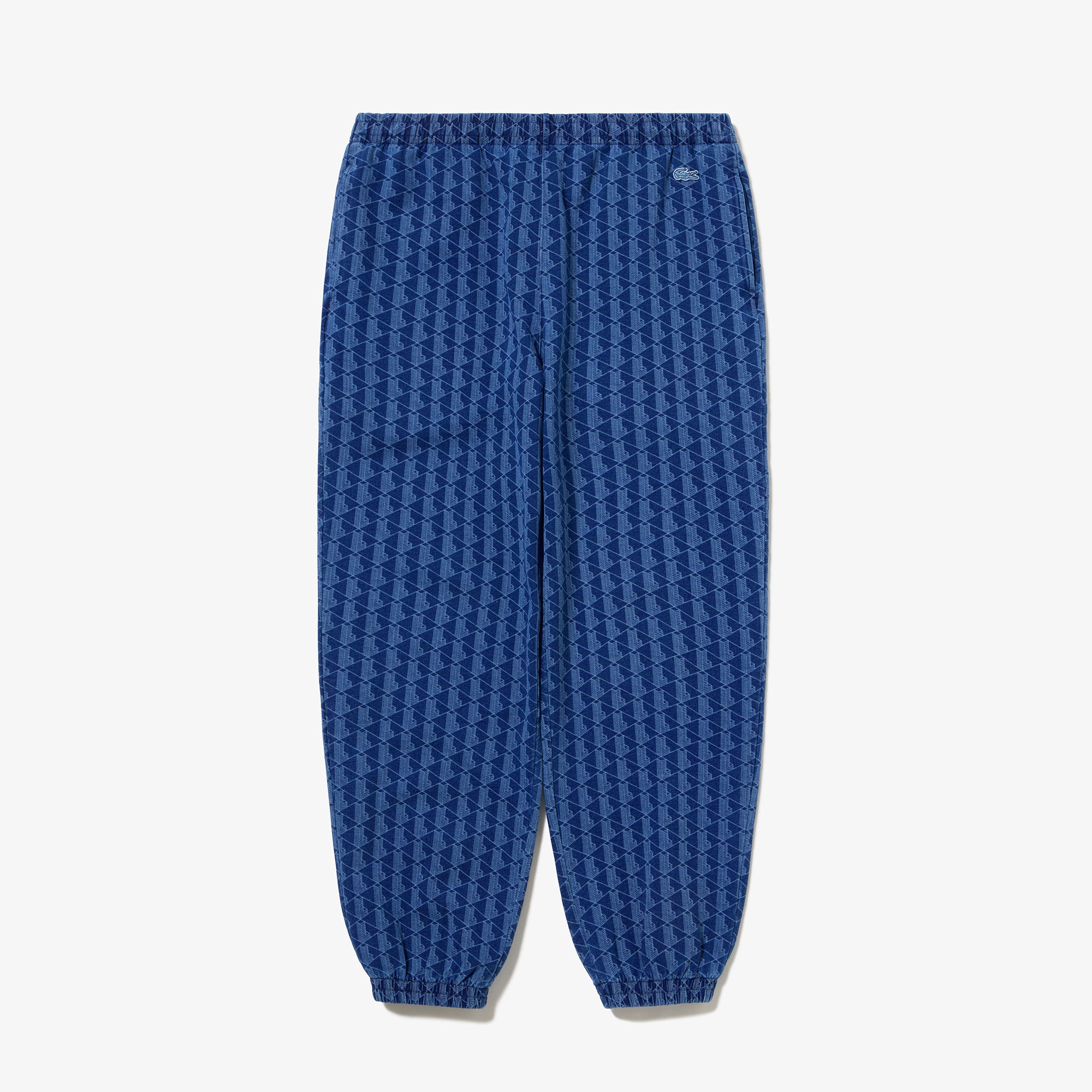 インディゴスウェットモノグラムトラックパンツ