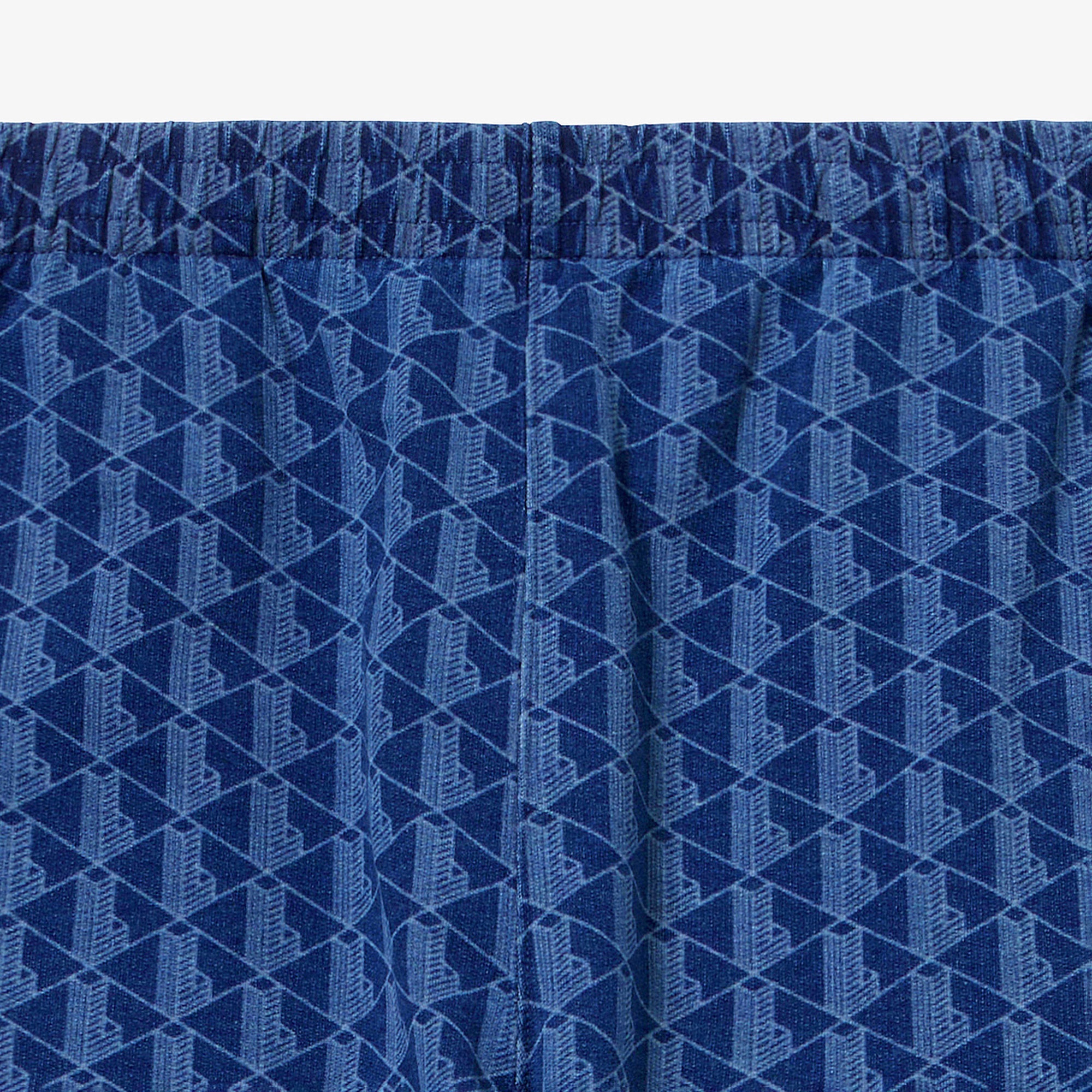 インディゴスウェットモノグラムトラックパンツ