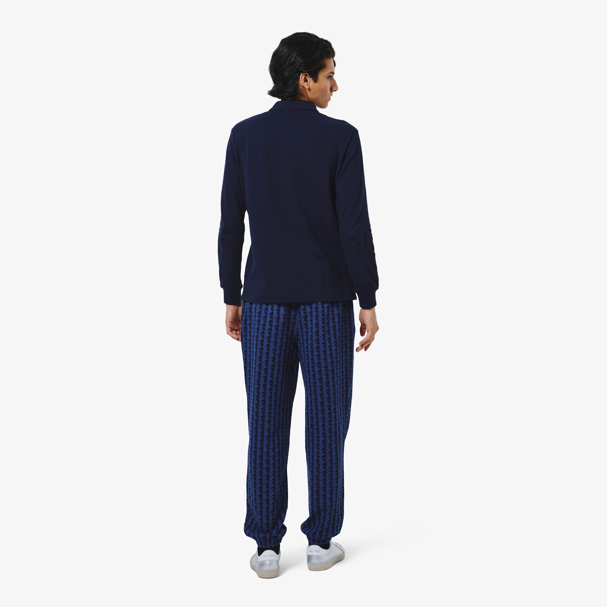 インディゴスウェットモノグラムトラックパンツ