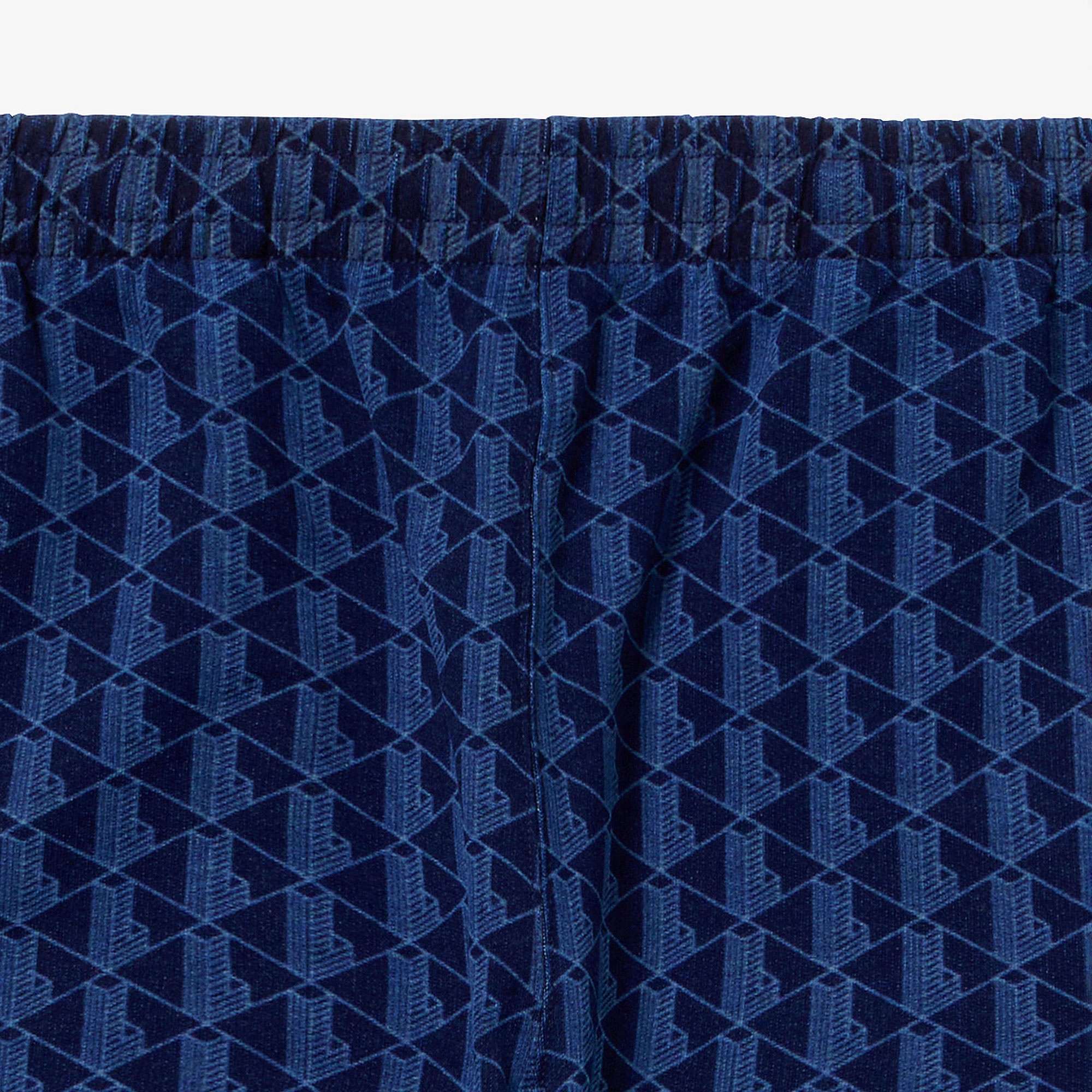 インディゴスウェットモノグラムトラックパンツ