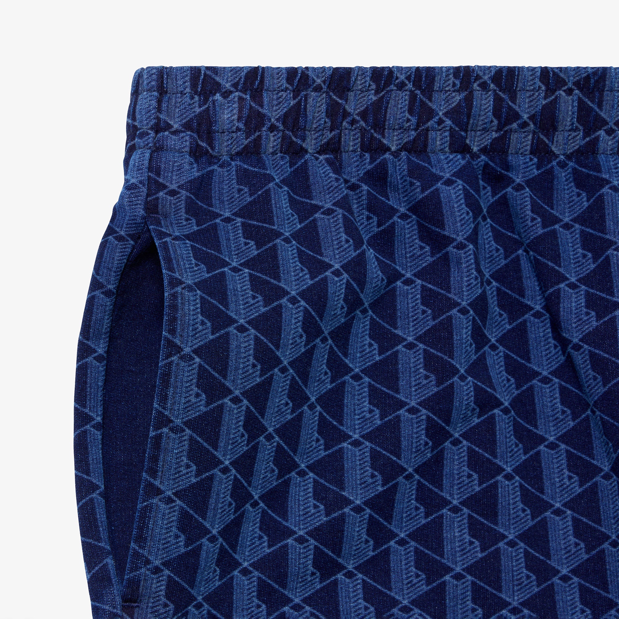 インディゴスウェットモノグラムトラックパンツ