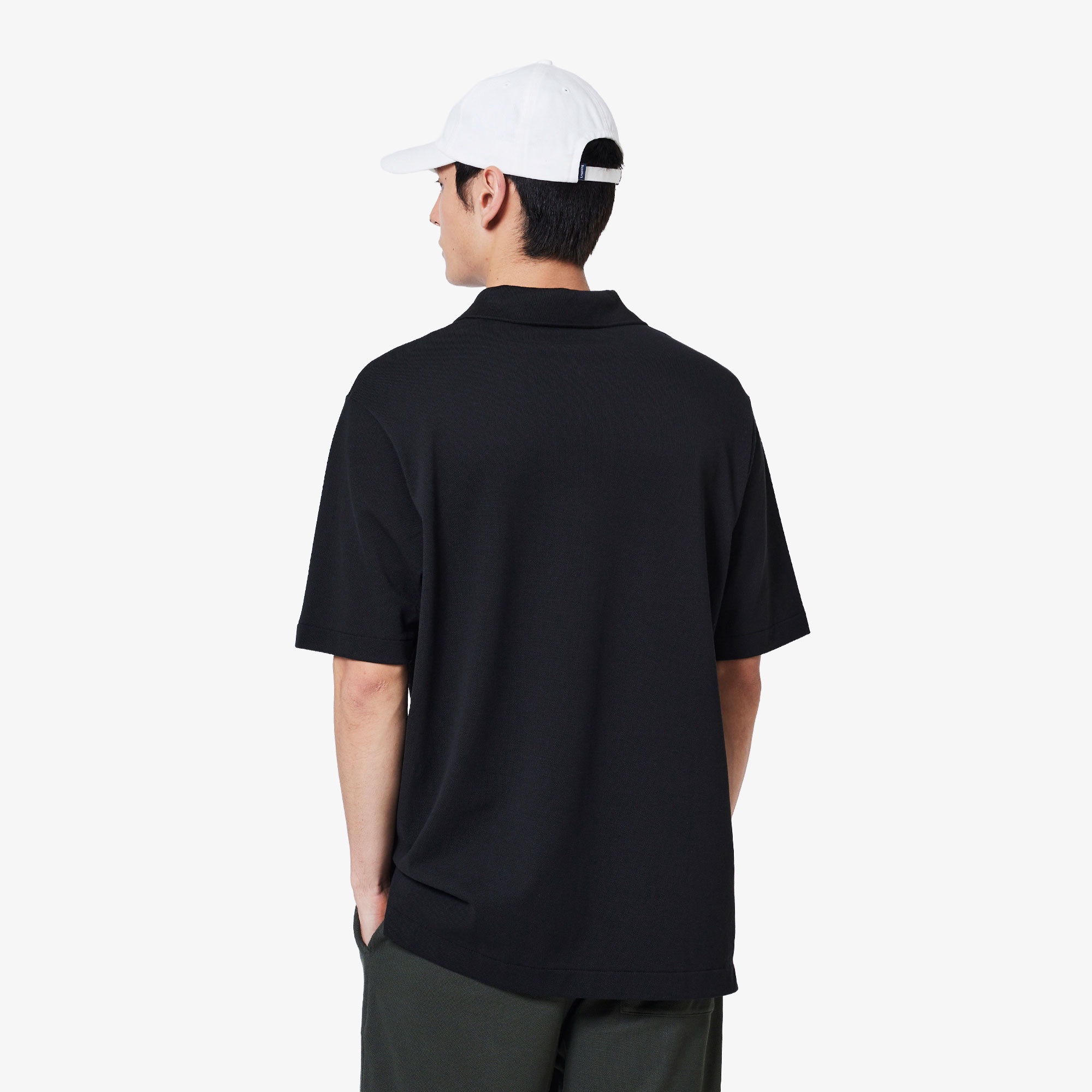 L.12.12アレンジ スキッパーネックポロシャツ