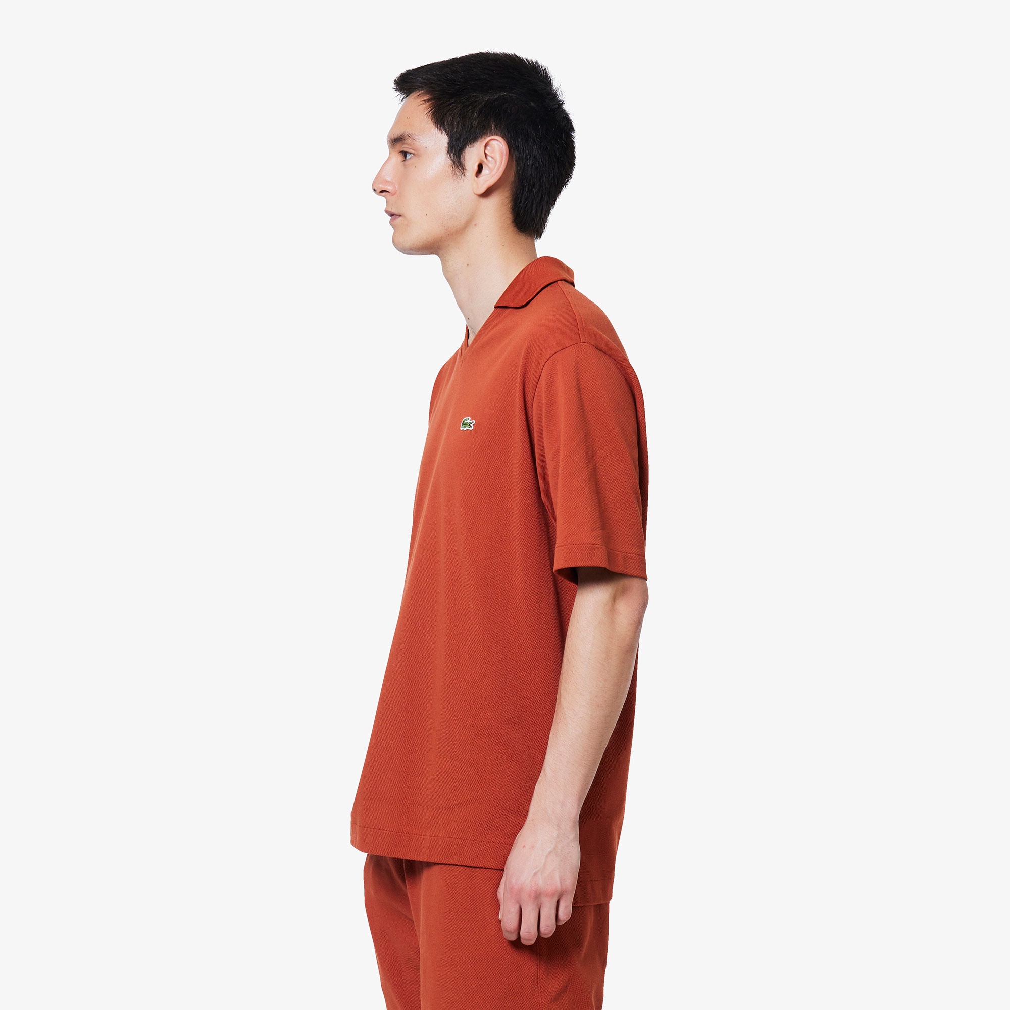 L.12.12アレンジ スキッパーネックポロシャツ