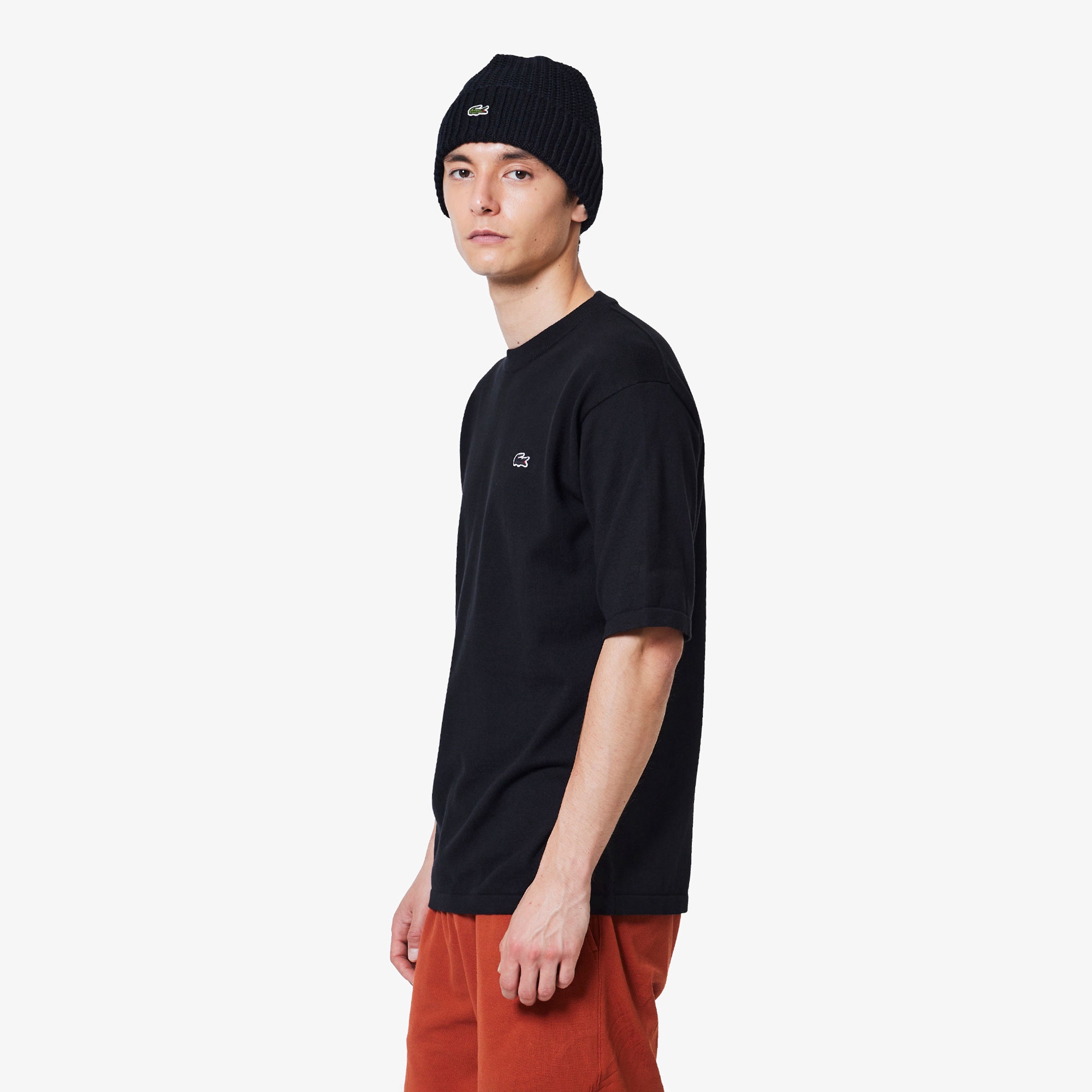 3色混合メランジェニットTシャツ