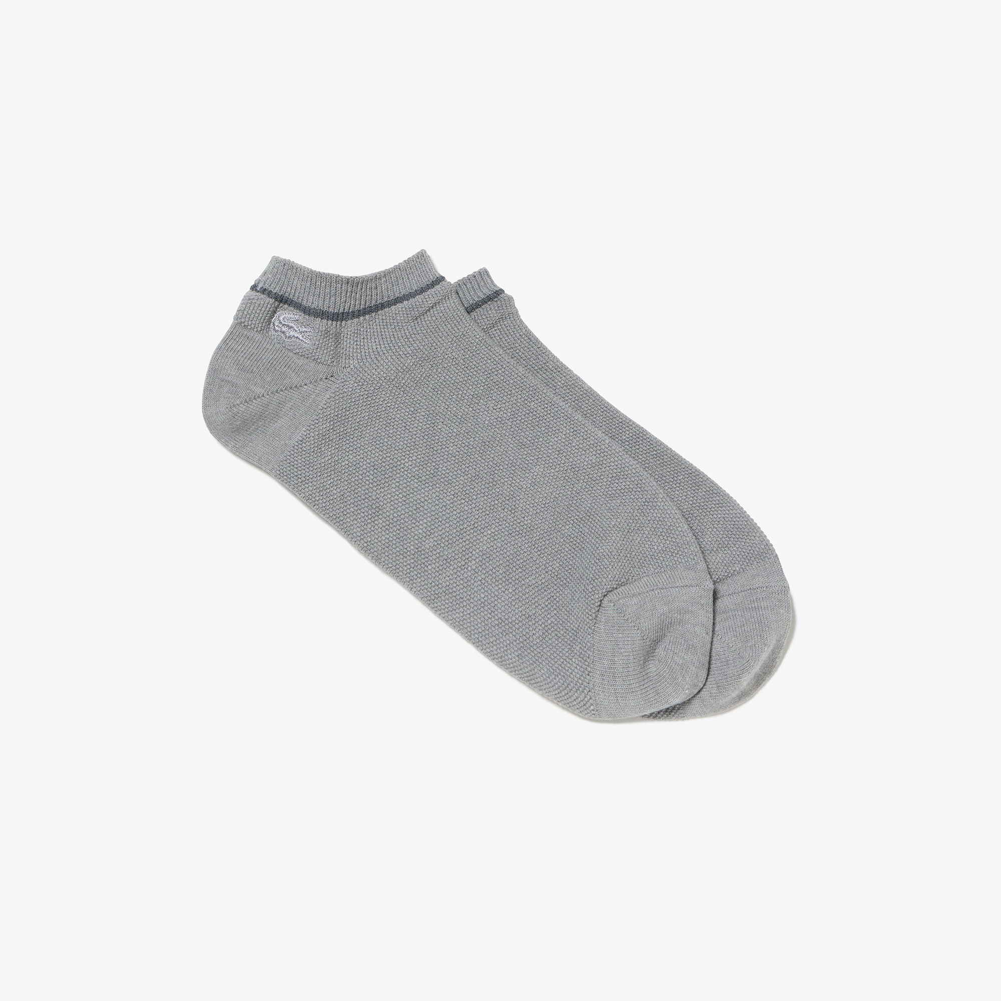 同色ワニロゴショートソックス