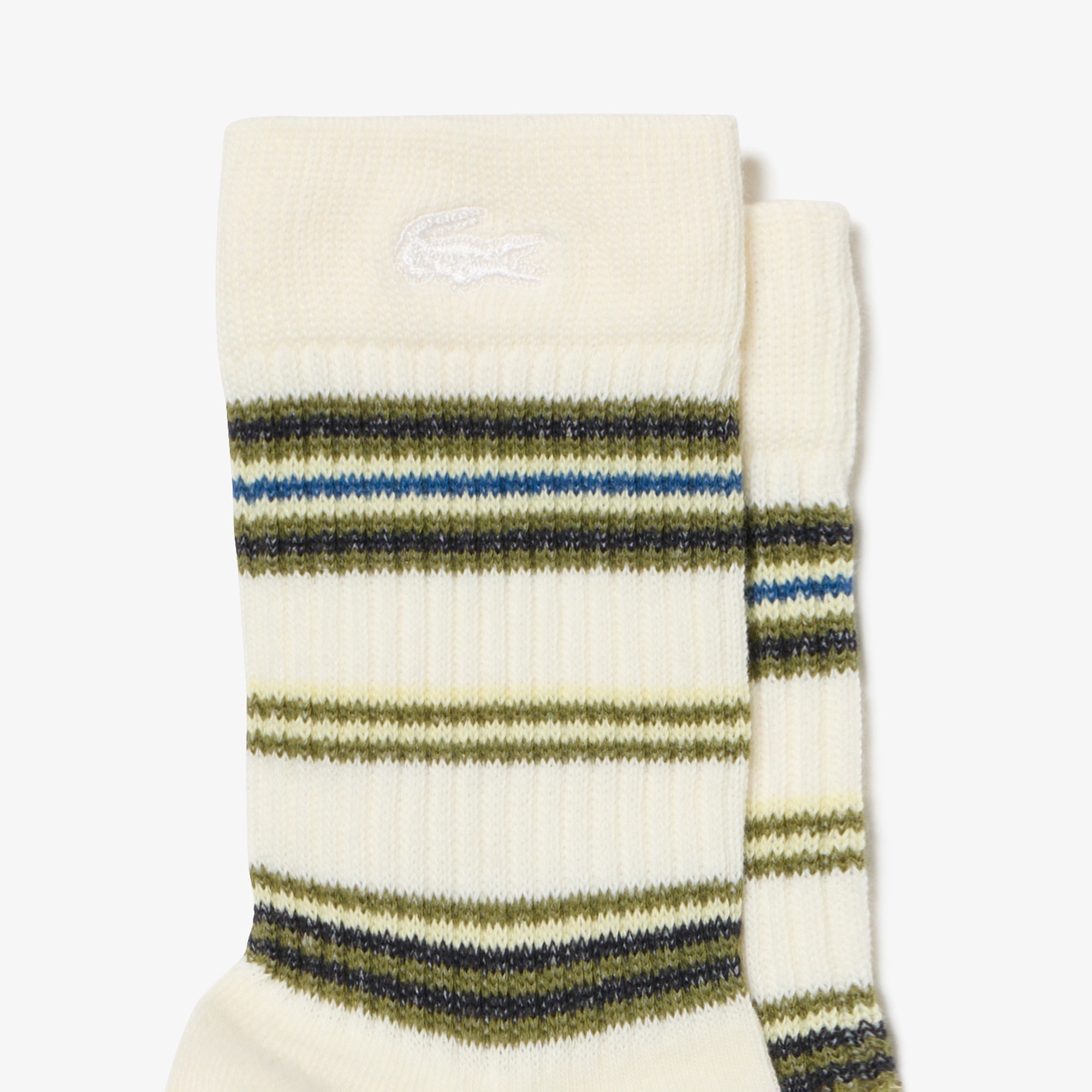 チェッククルーソックス