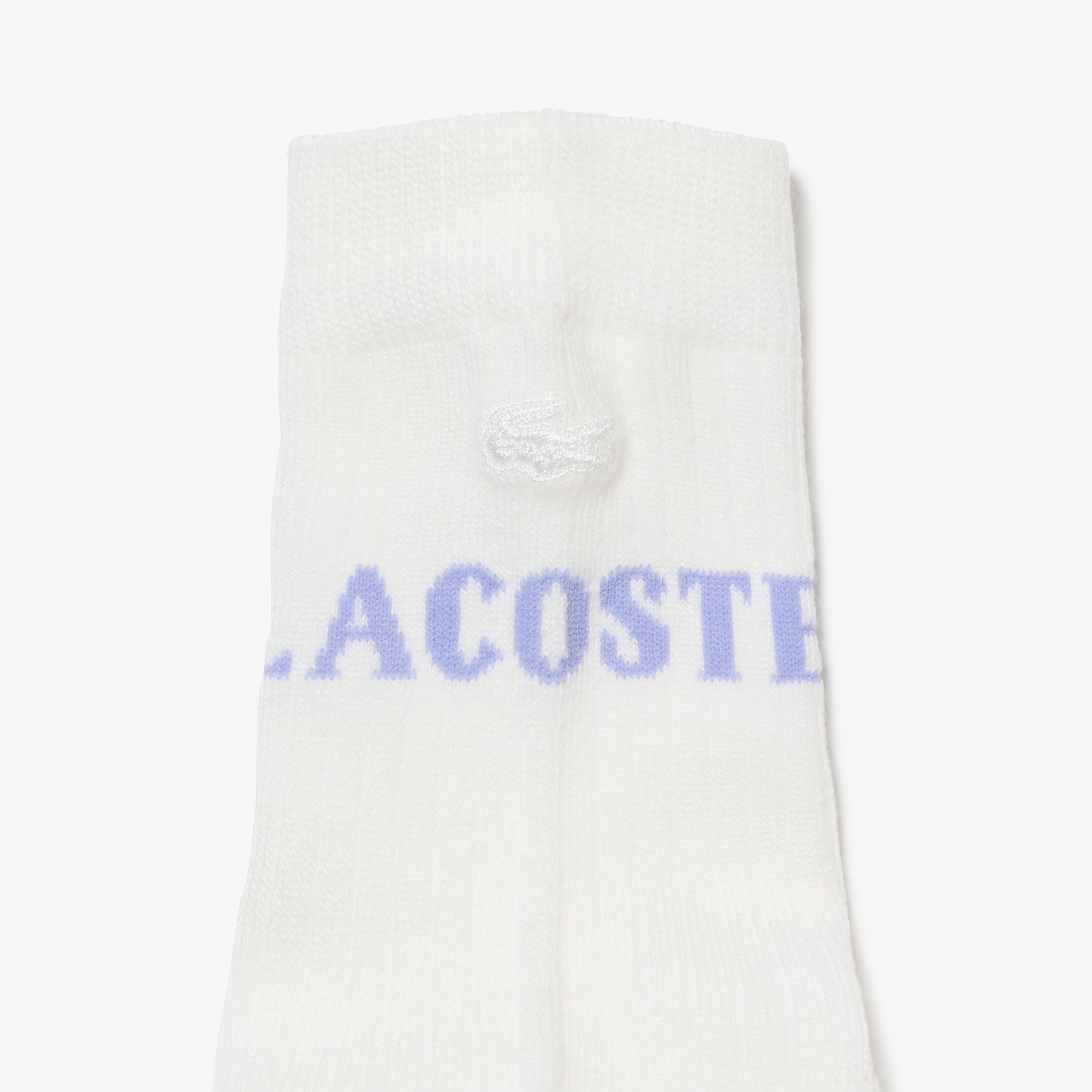 バックロゴジャカードクルーソックス