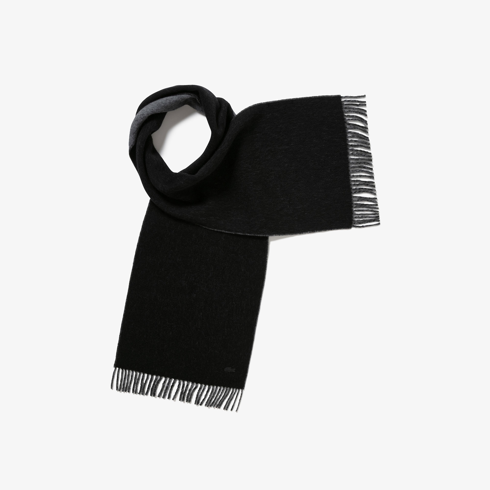 リバーシブルメリノウールマフラー