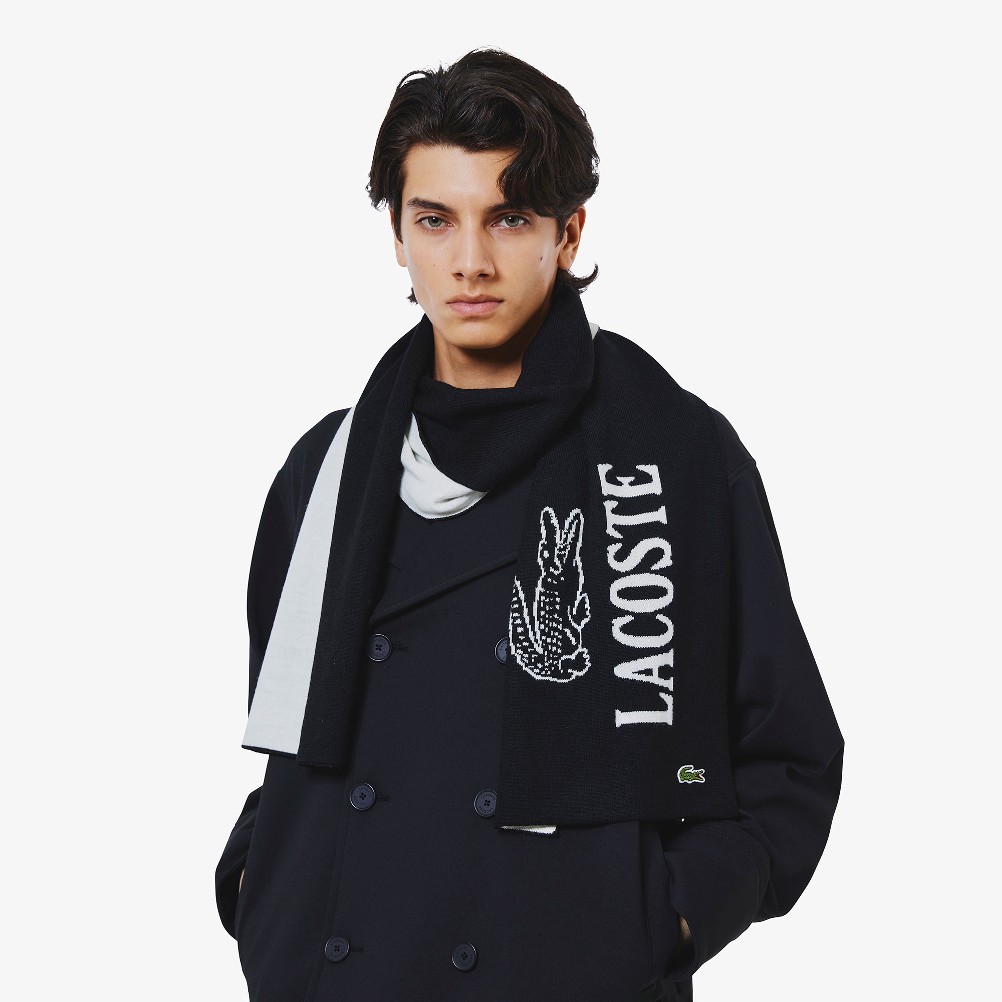 ワニロゴジャカードマフラー