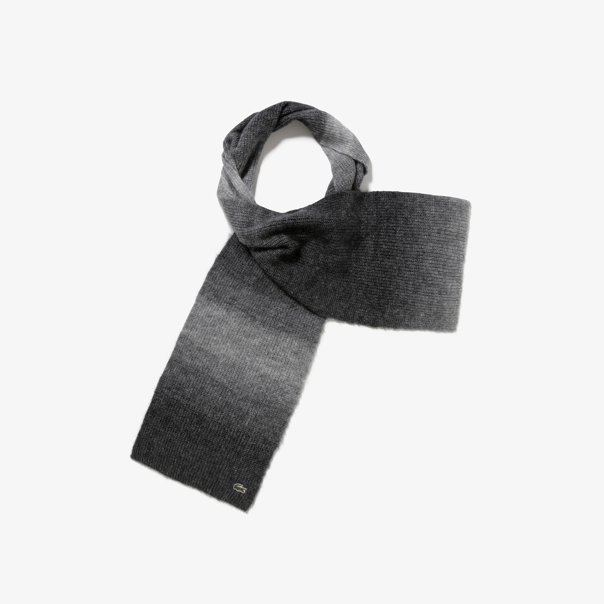 アルパカブレンドグラデーションニットマフラー