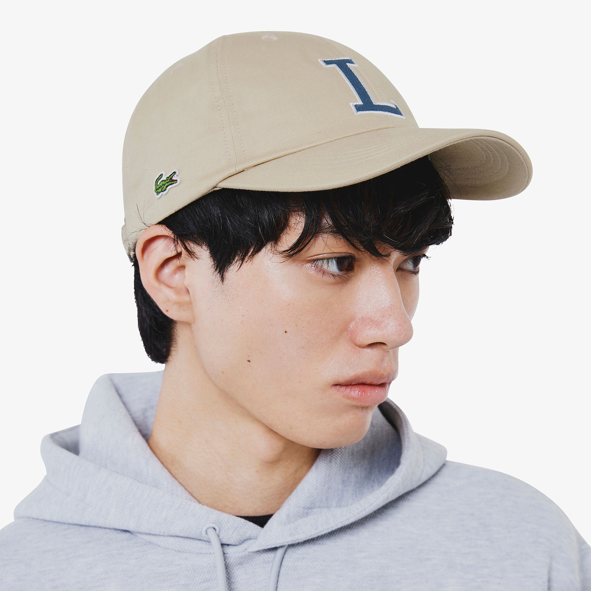 コットンツイルLロゴキャップ