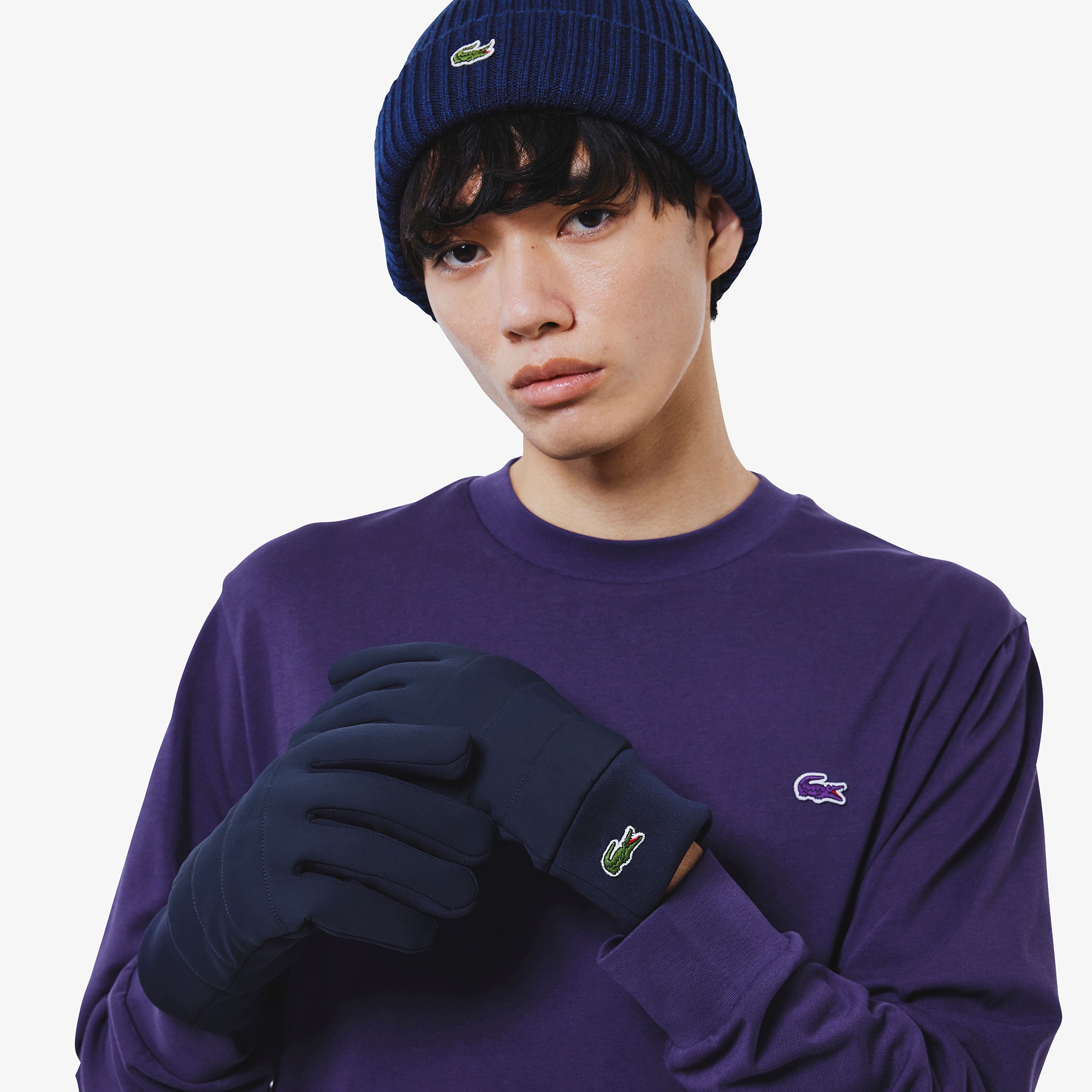 ナイロン×ダンボールニットコンビグローブ