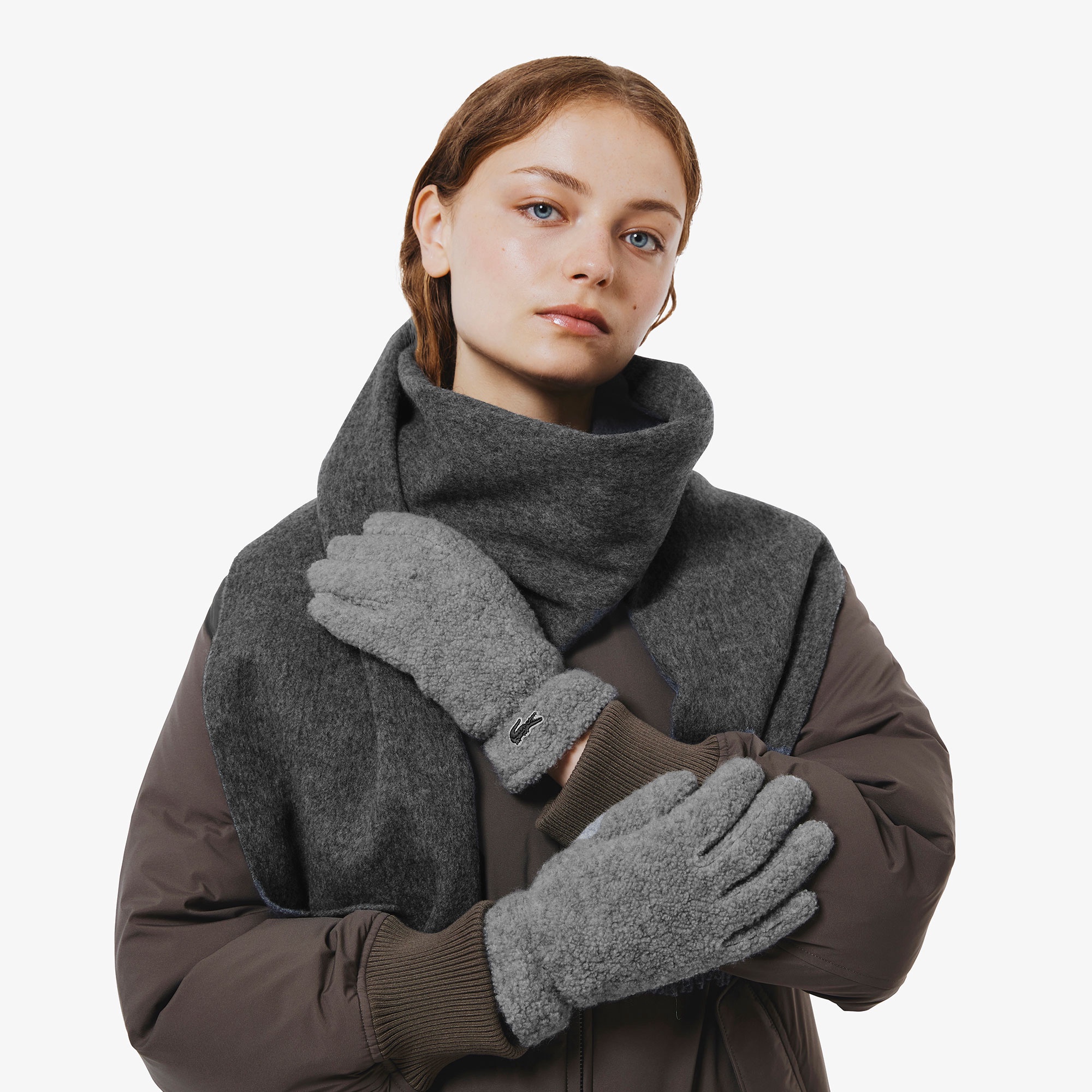 リサイクル紡毛パイルグローブ