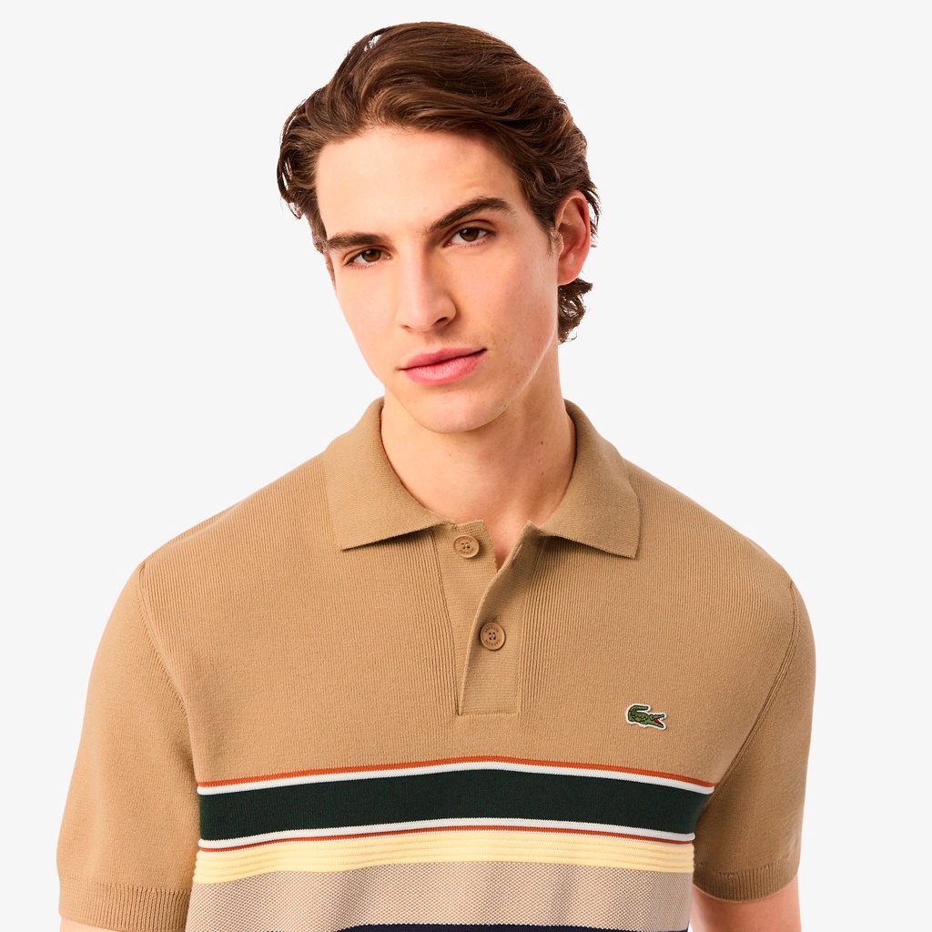 フレンチメイドポロカラーニット