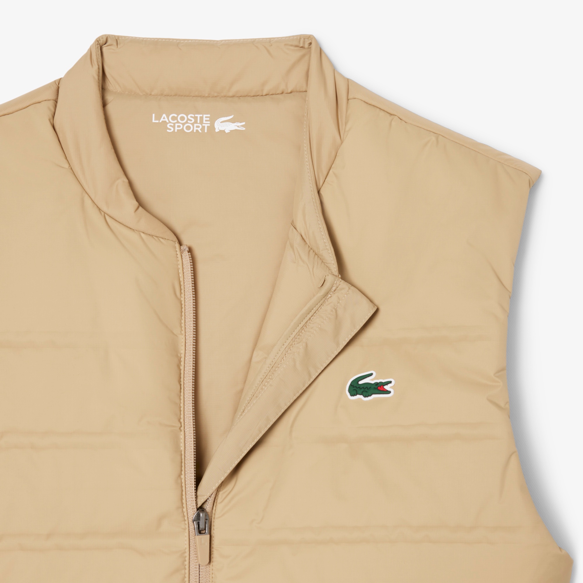 キルティング切り替え中綿ベスト