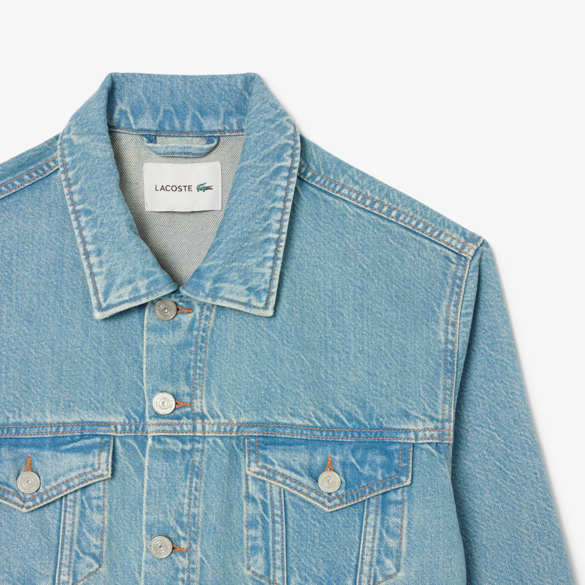 バックワニロゴデニムジャケット