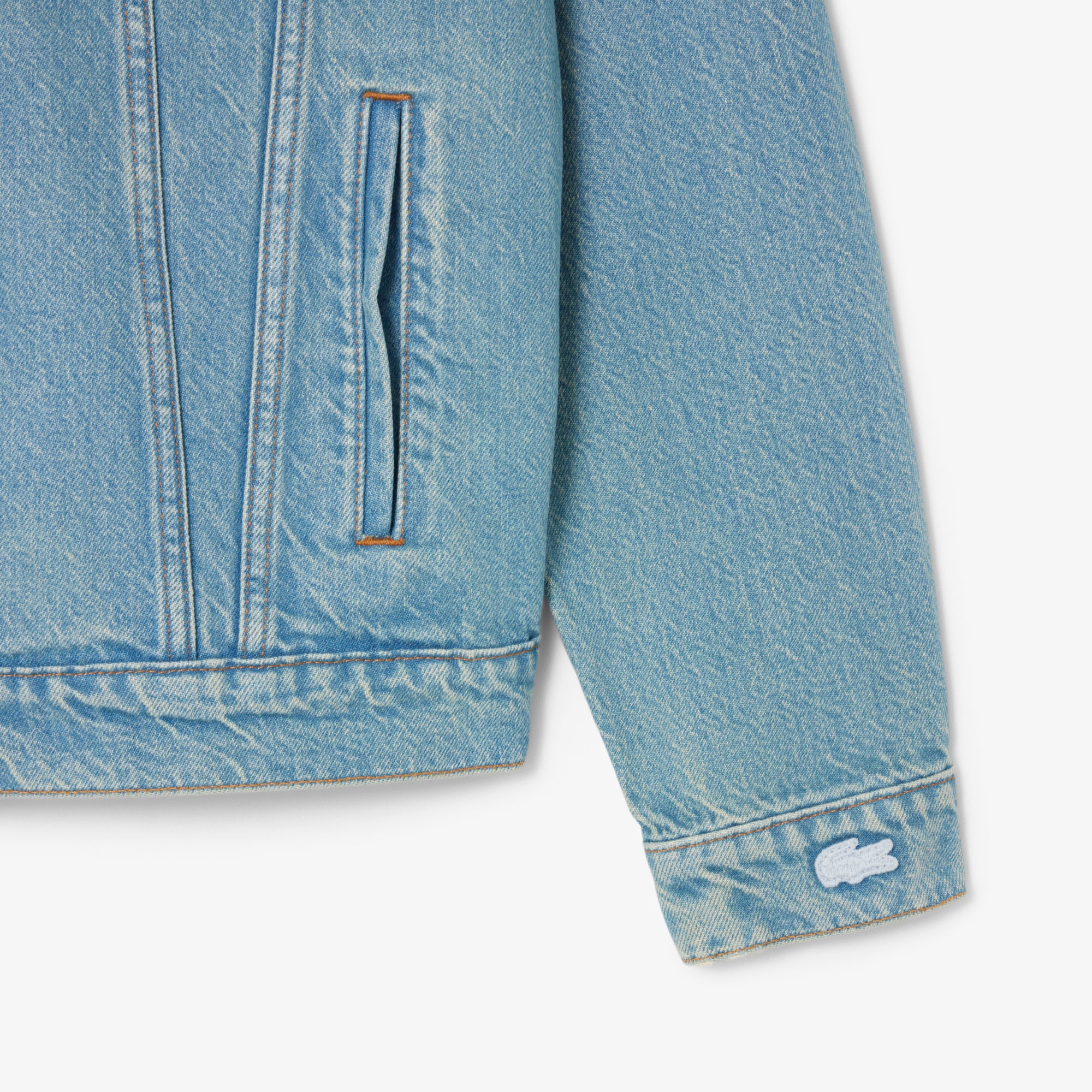 バックワニロゴデニムジャケット