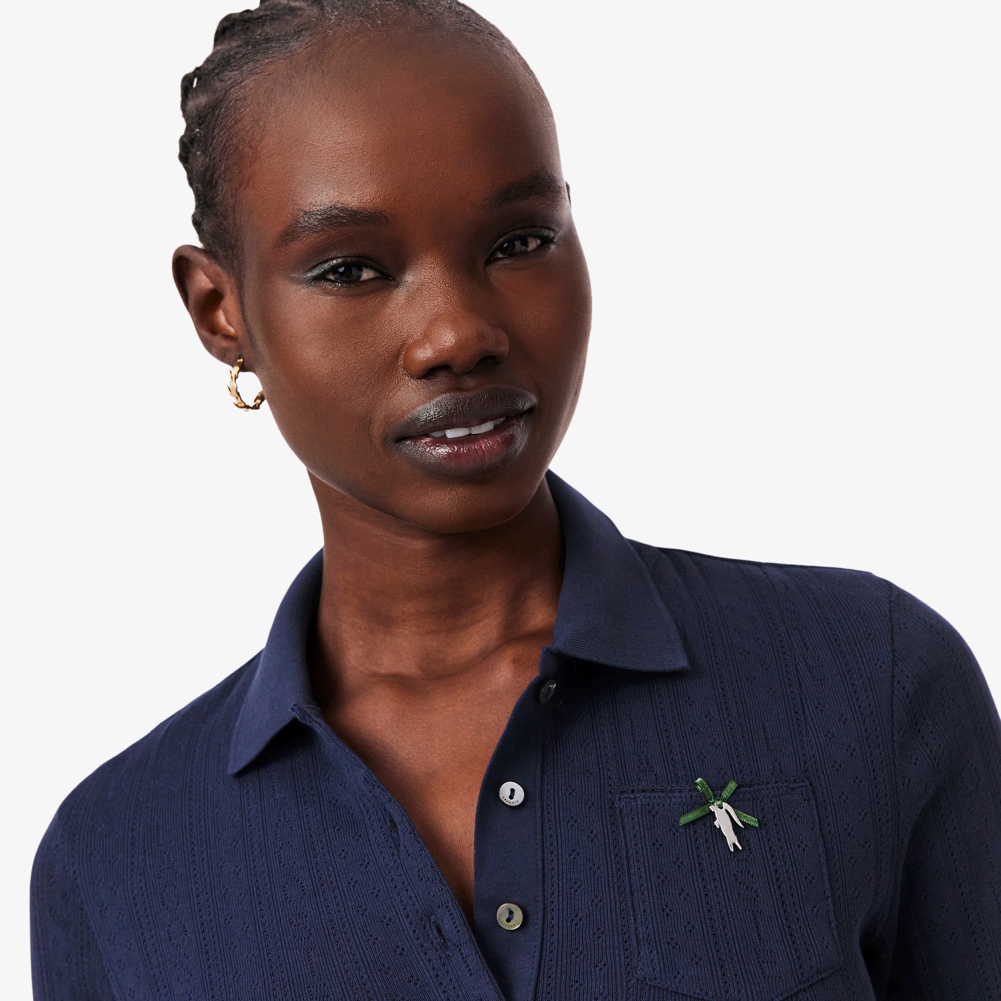 ポインテルニットポロシャツ