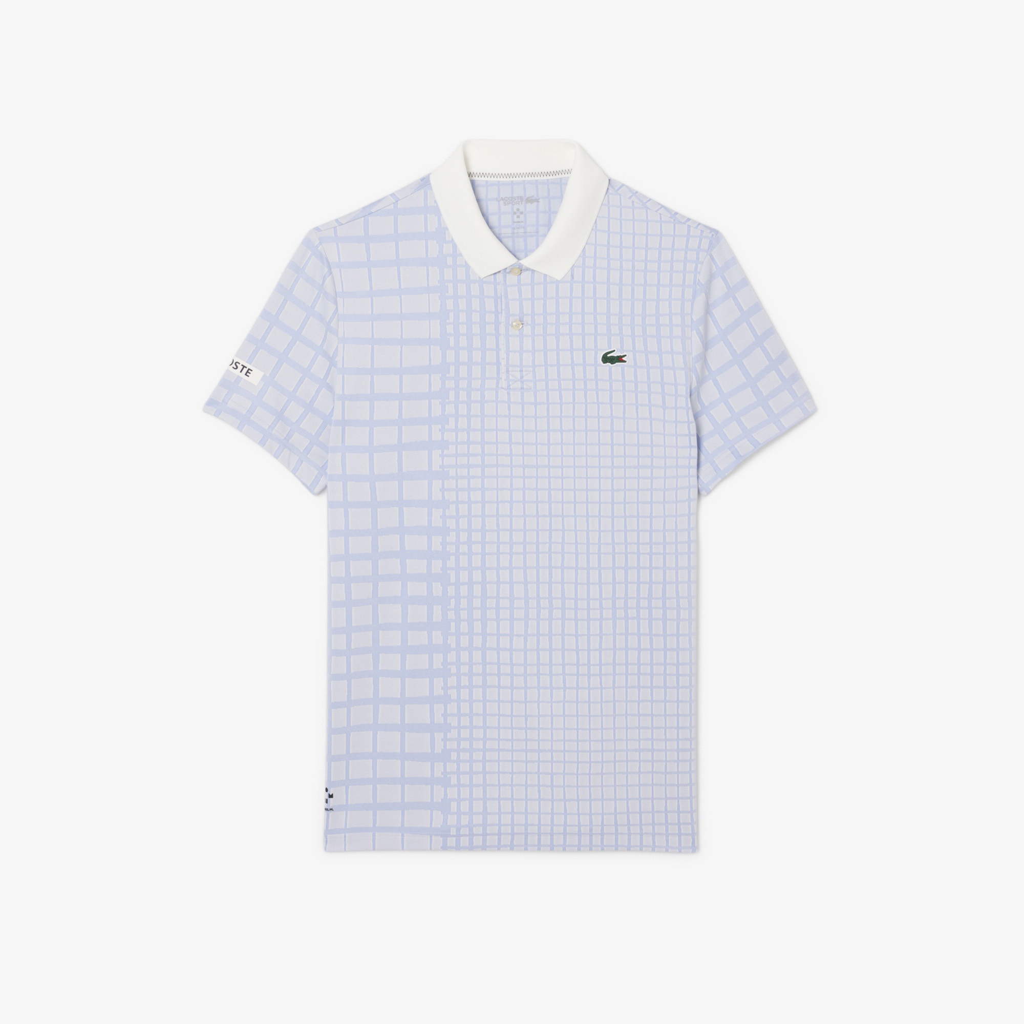 『ダニール・メドベージェフ』オールオーバーラケットプリントドライポロシャツ