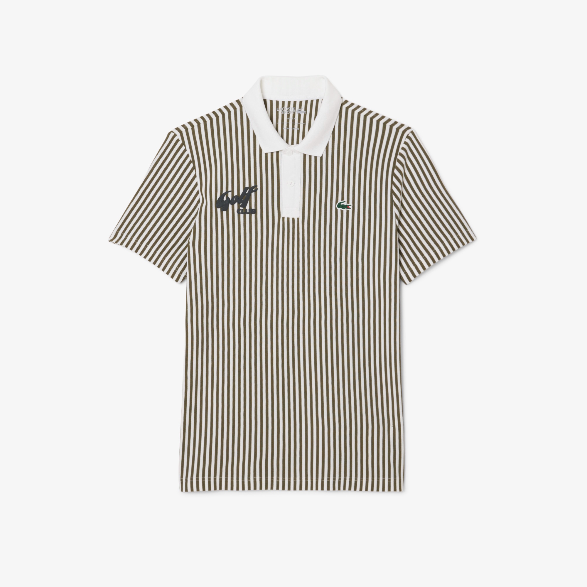 ヒートコントロールストライプポロシャツ
