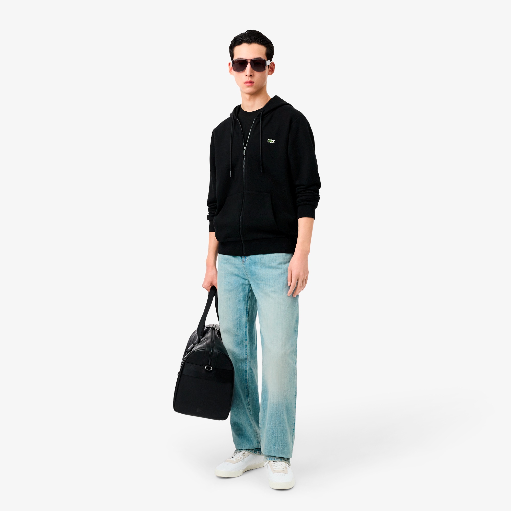 エッセンシャルジップスウェットフーディー