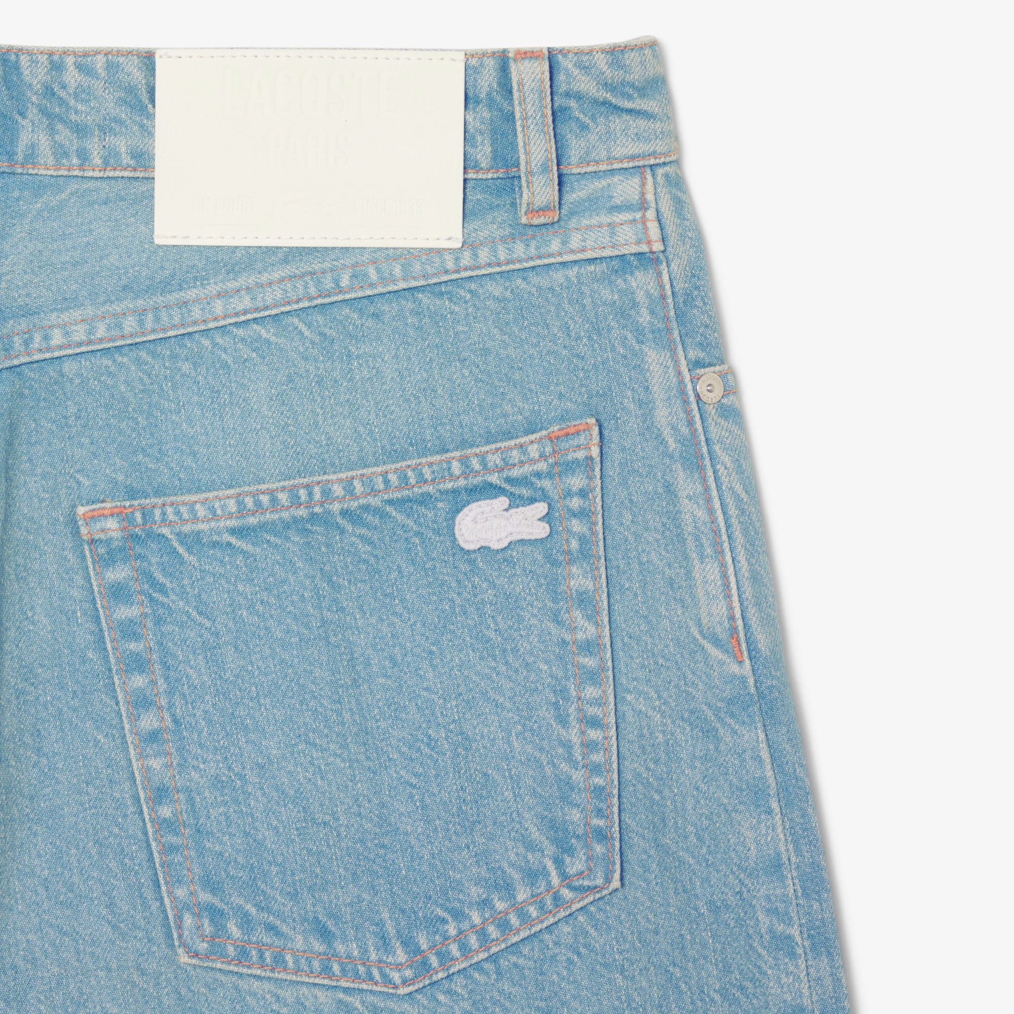 ルーズフィット5ポケットデニムジーンズ