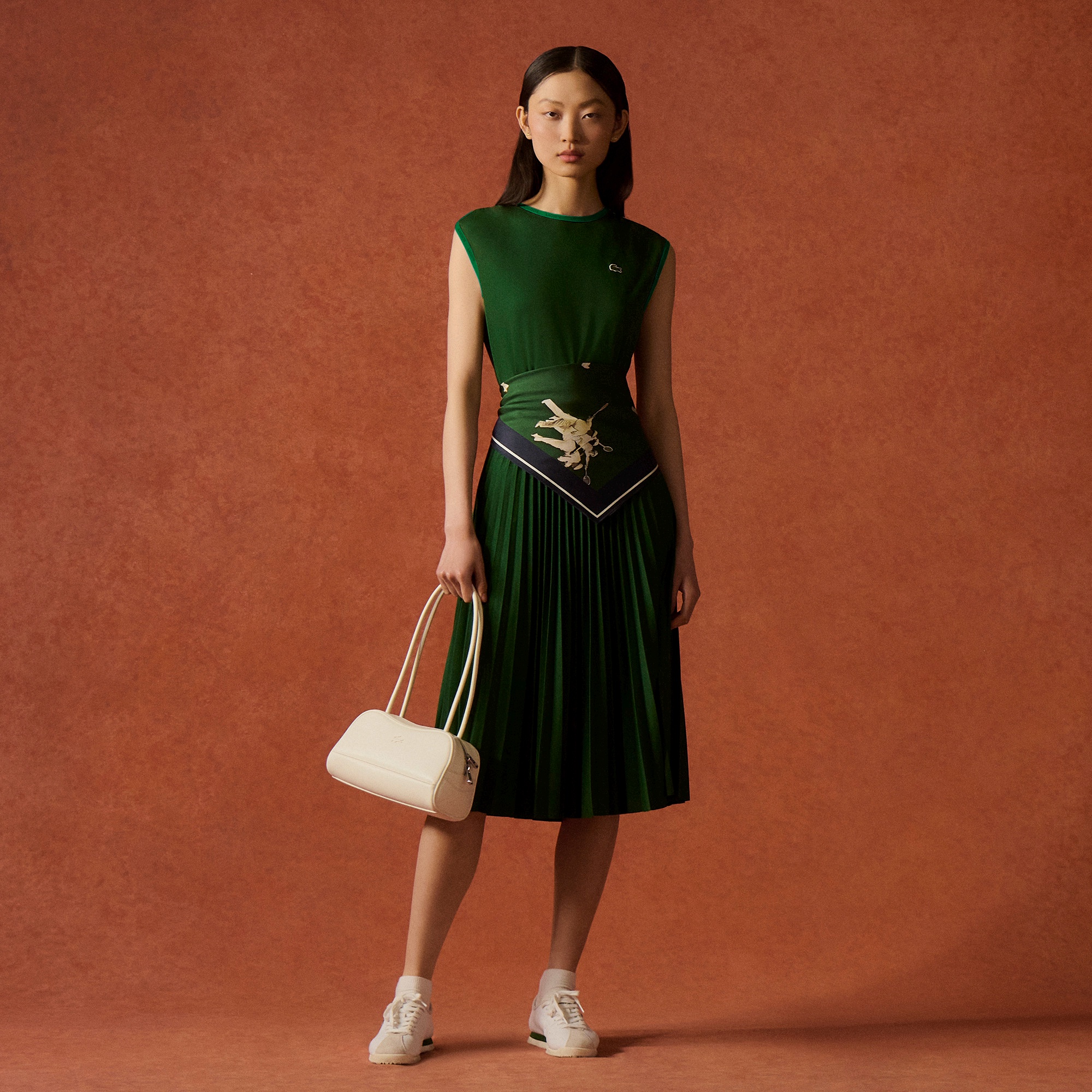 ローラレザーショルダーバッグ