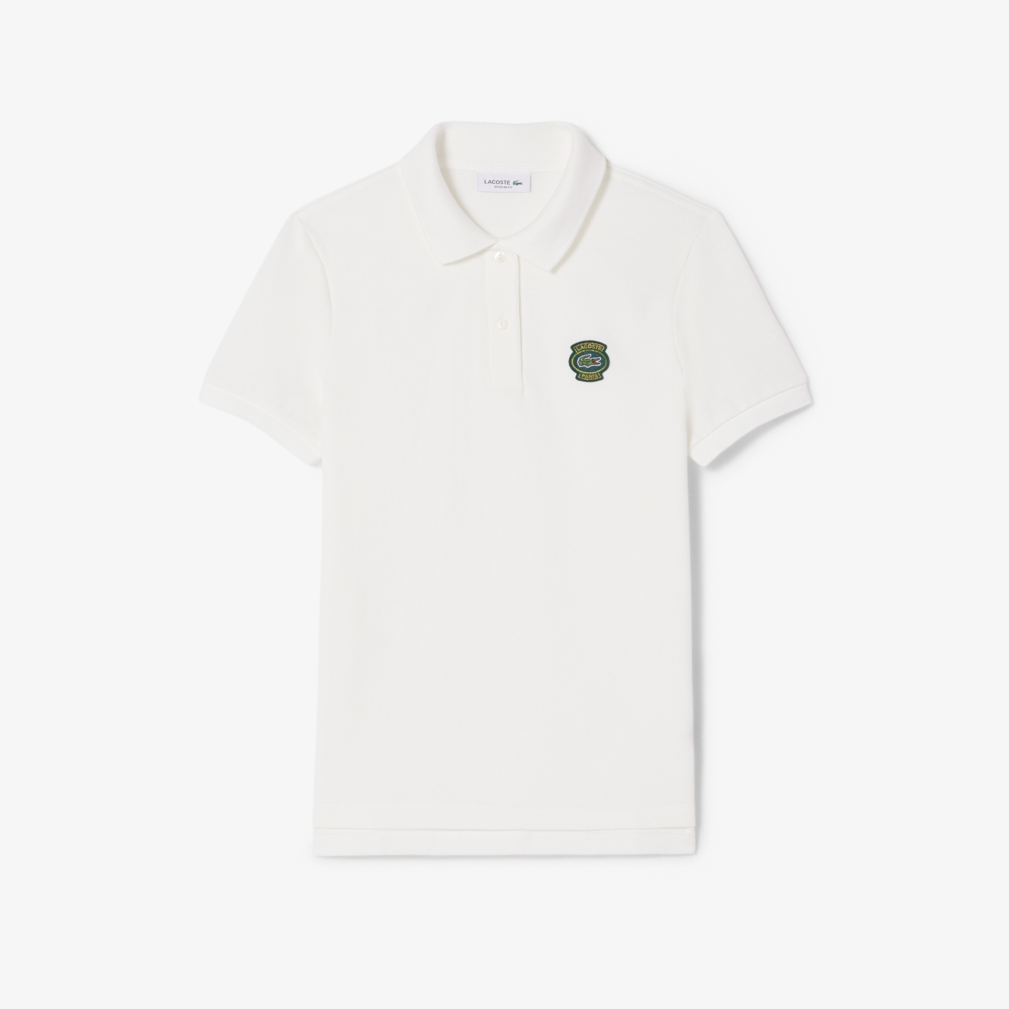 ラコステパリエンブレムワッペンレディースポロシャツ