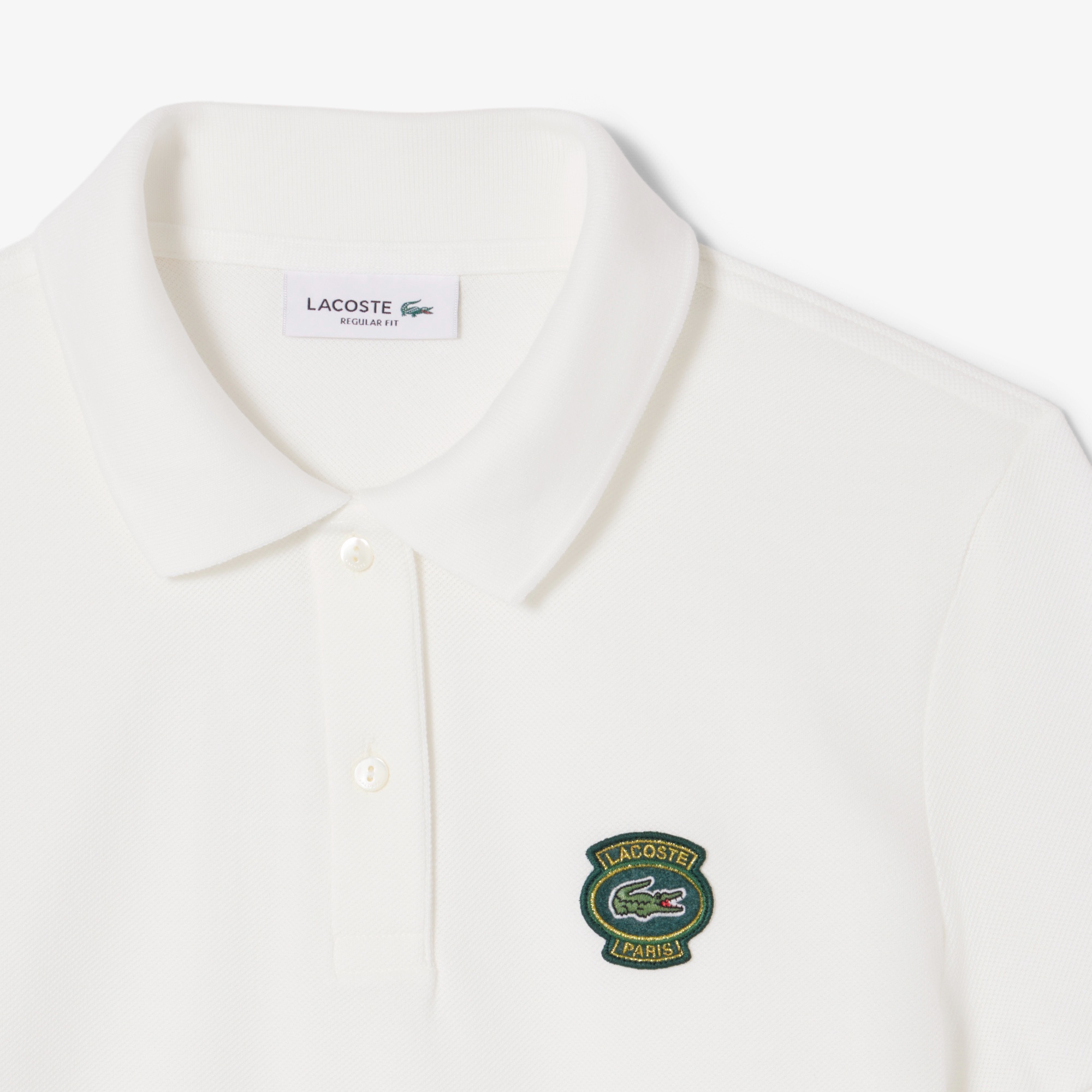 ラコステパリエンブレムワッペンレディースポロシャツ